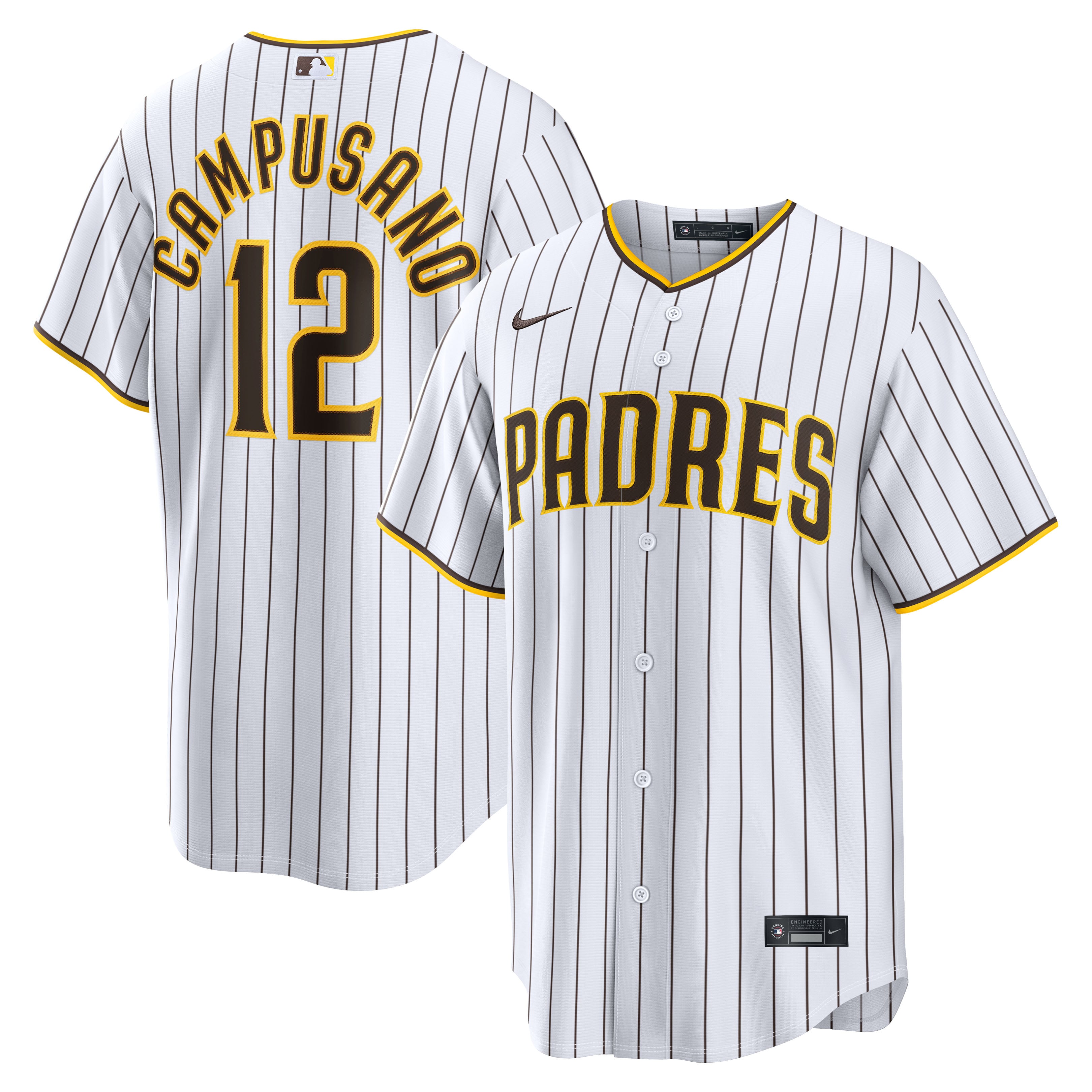 Luis Campusano San Diego Padres Home Jersey - White