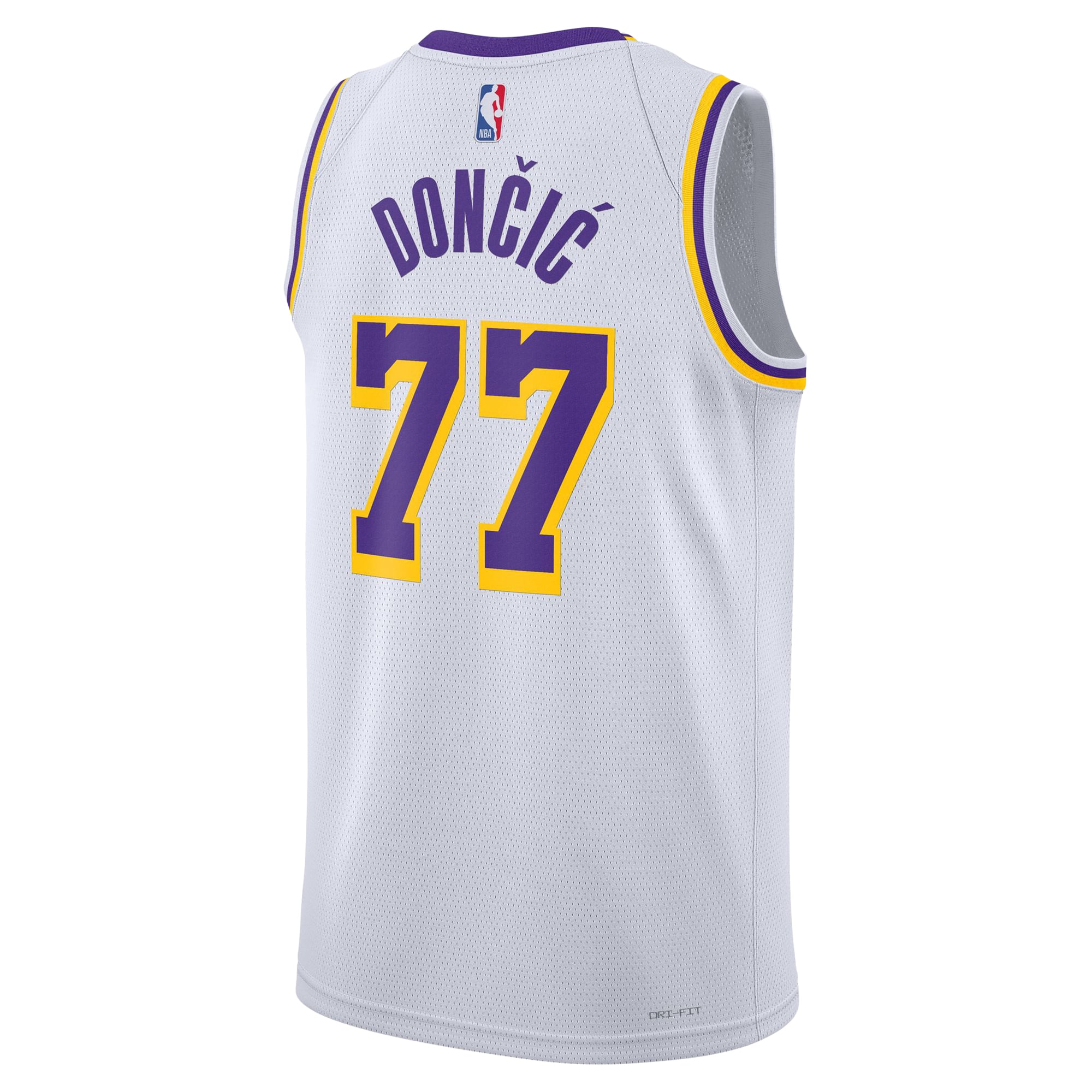 Luka Dončić Los Angeles Lakers Unisex Swingman Jersey - Association Edition - White - Image 4