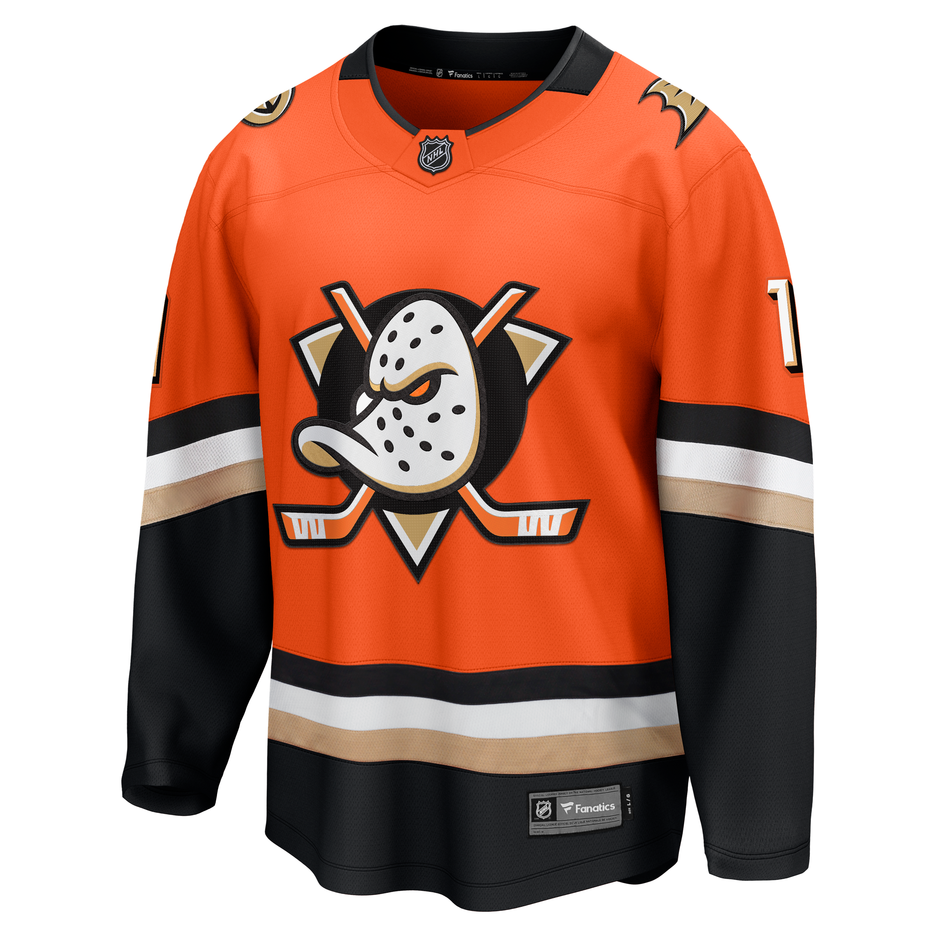 Lukas Dostal Anaheim Ducks Home Breakaway Jersey - Orange - Image 3
