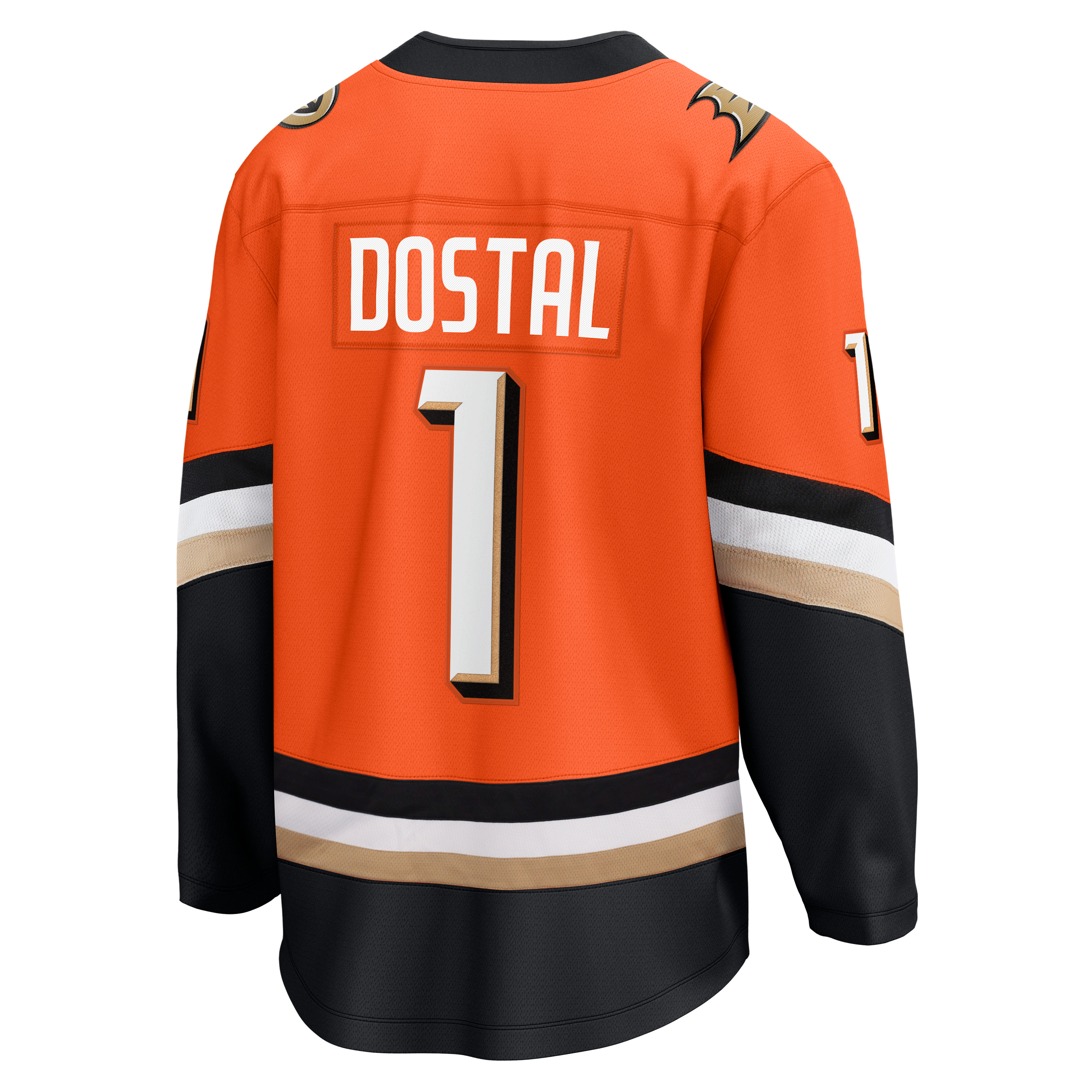 Lukas Dostal Anaheim Ducks Home Breakaway Jersey - Orange - Image 4