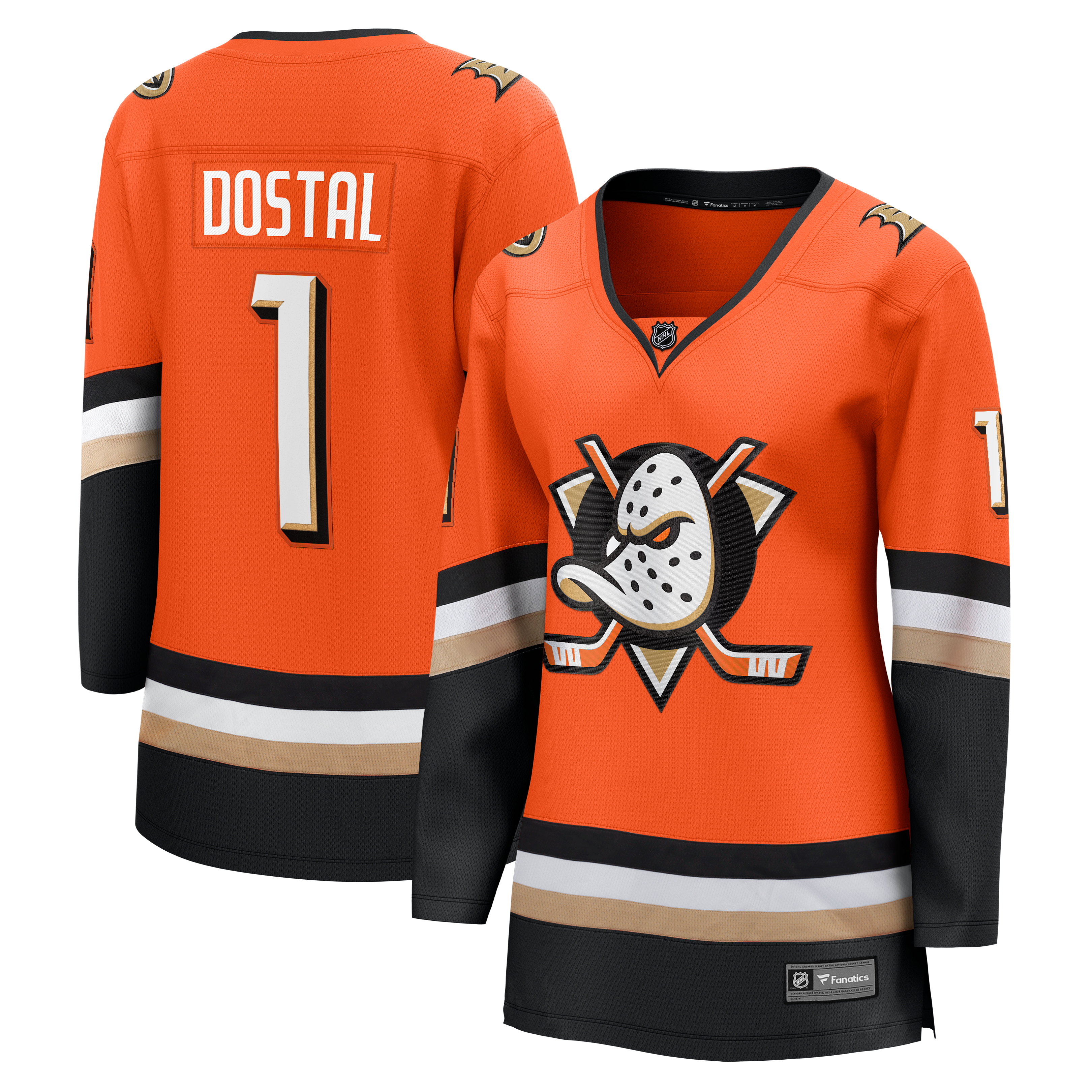Lukas Dostal Anaheim Ducks Women's Home Breakaway Jersey - Orange