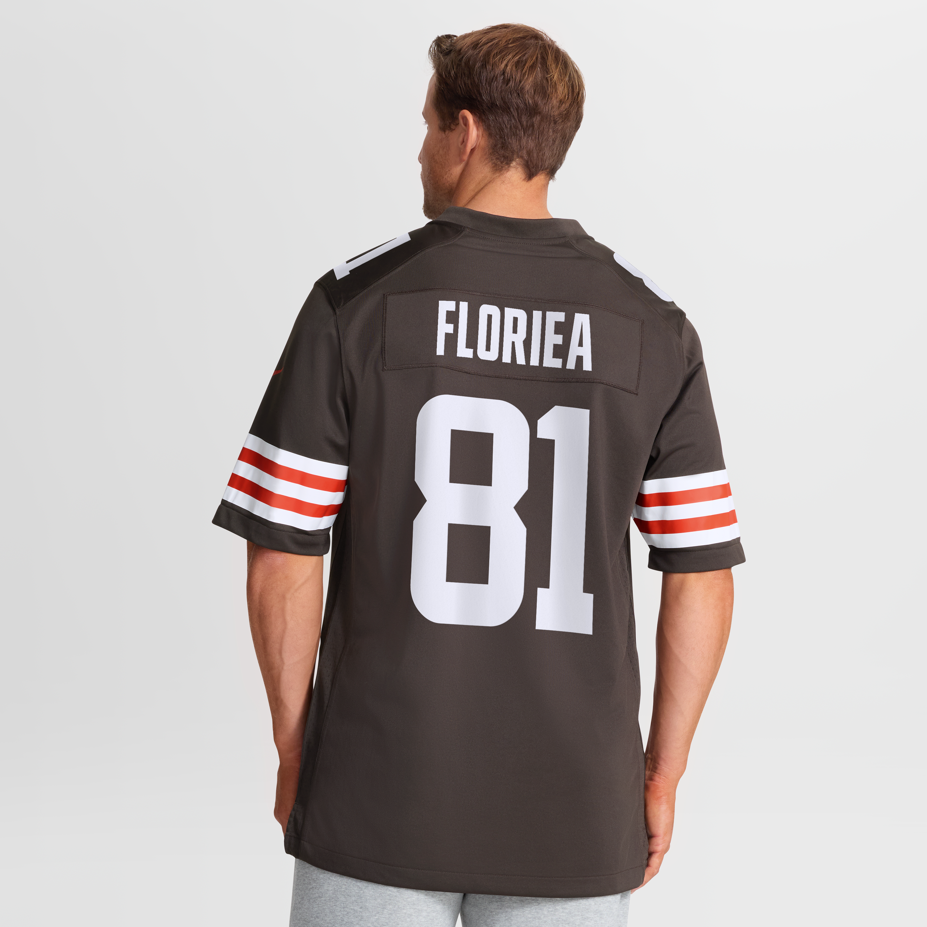 Luke Floriea Cleveland Browns Team Game Jersey - Brown - Image 6