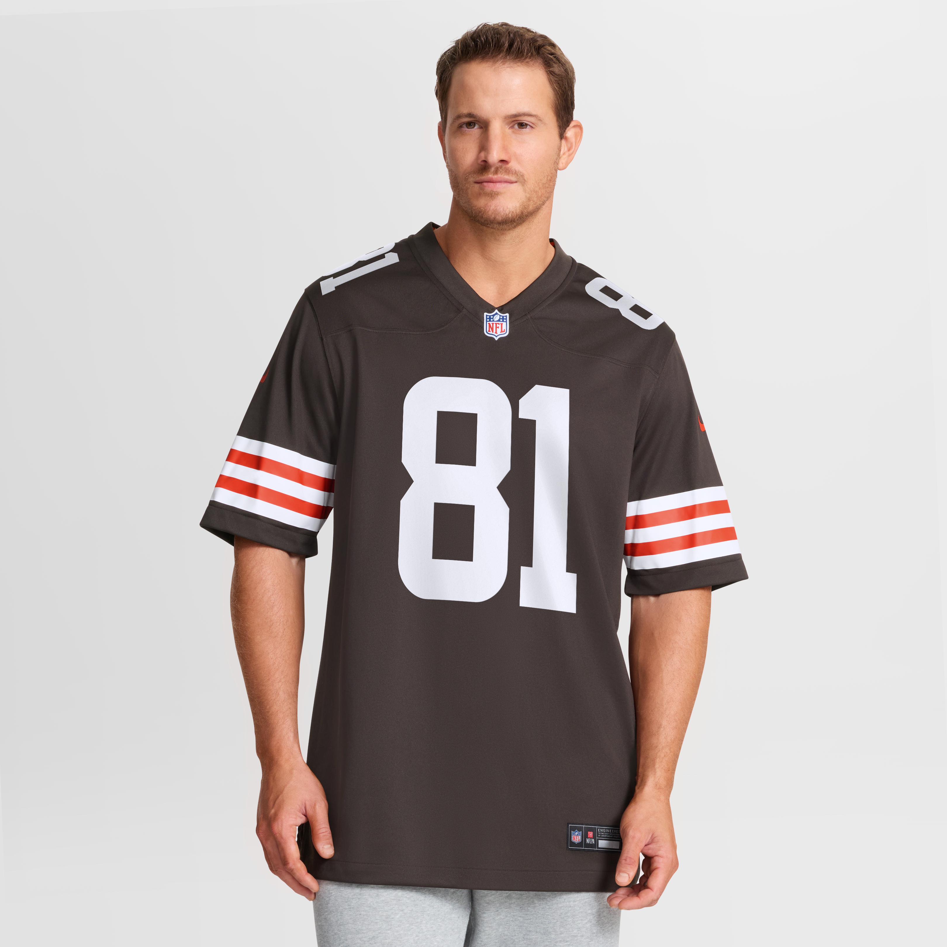 Luke Floriea Cleveland Browns Team Game Jersey - Brown - Image 5