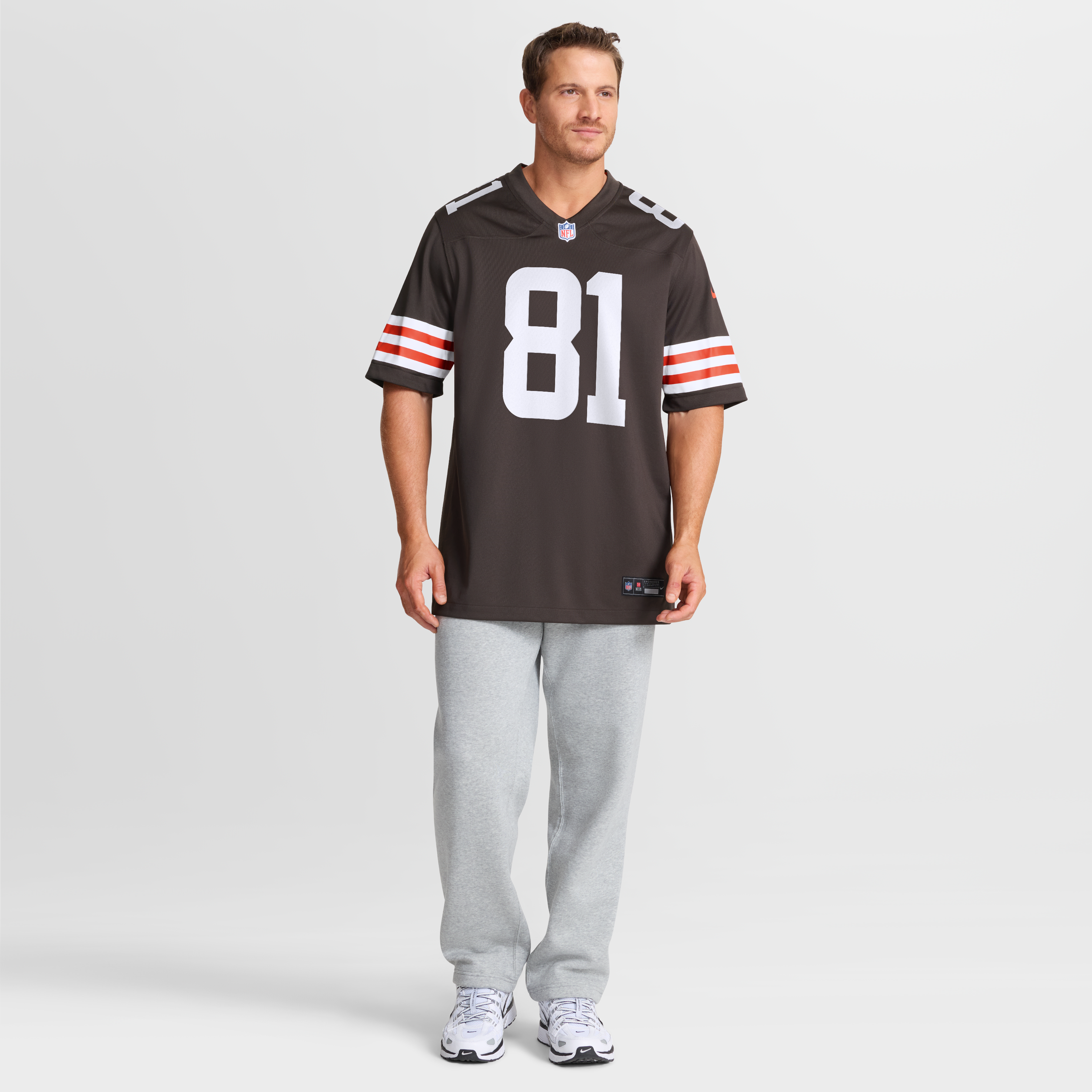 Luke Floriea Cleveland Browns Team Game Jersey - Brown - Image 7
