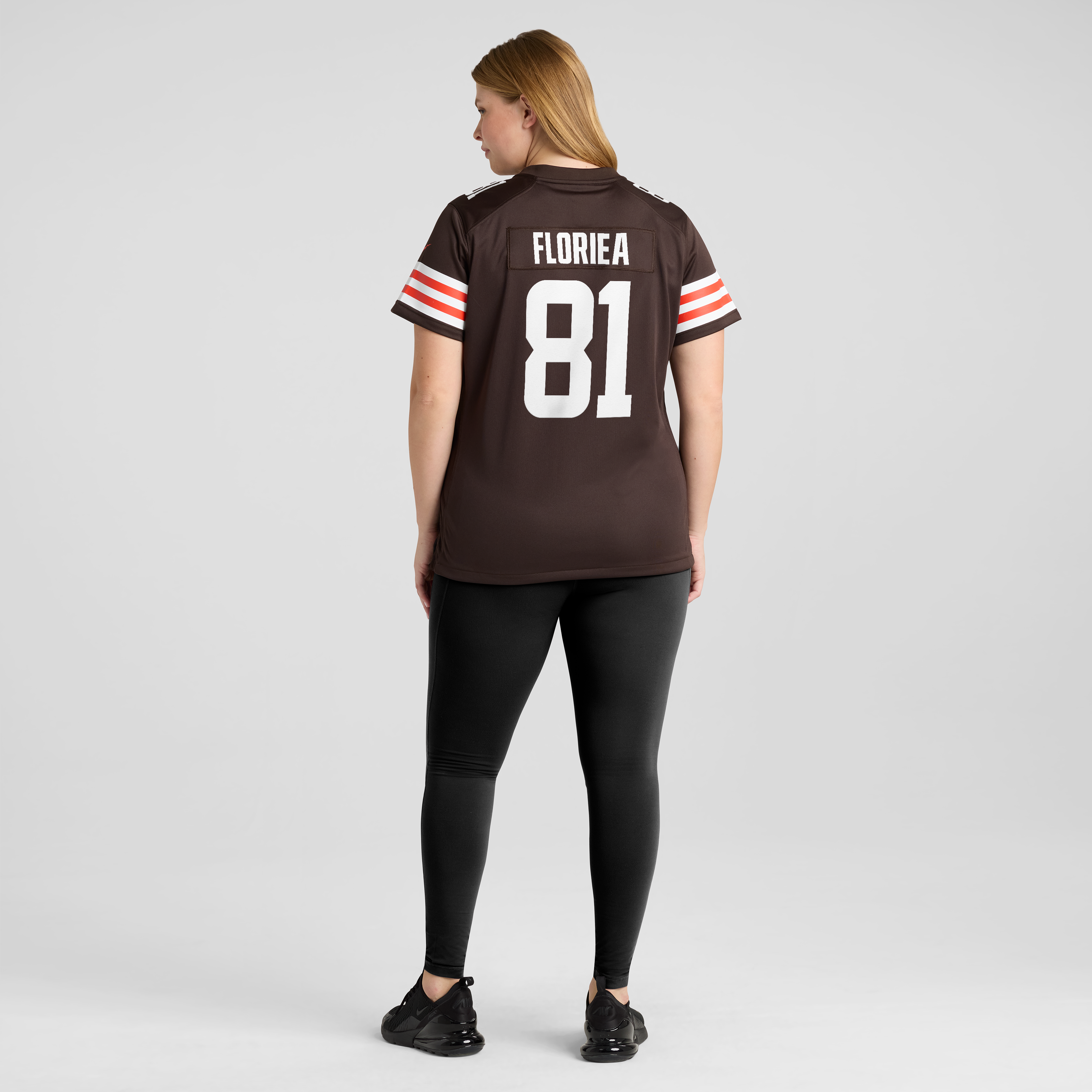 Luke Floriea Cleveland Browns Women's Team Game Jersey - Brown - Image 8