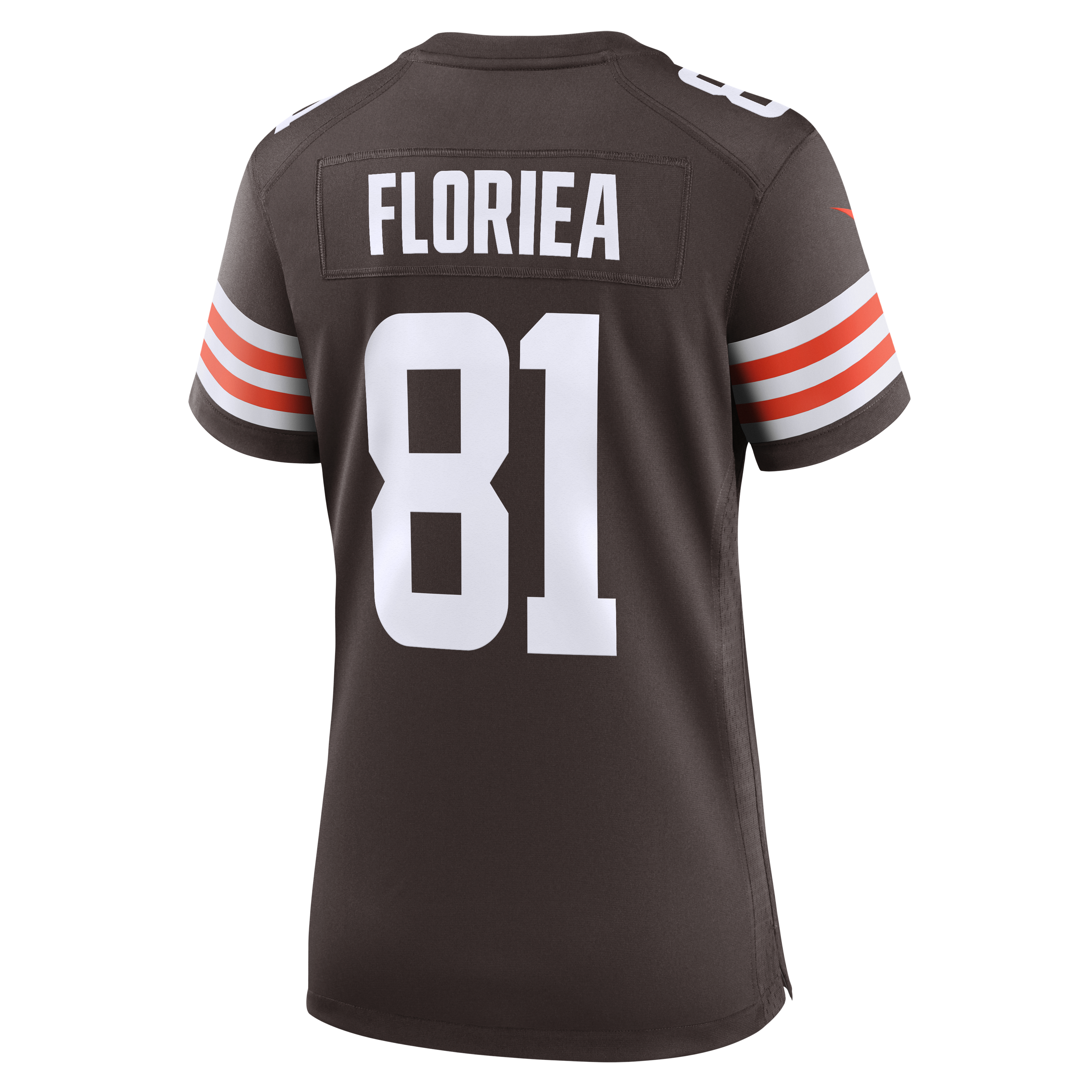Luke Floriea Cleveland Browns Women's Team Game Jersey - Brown - Image 4
