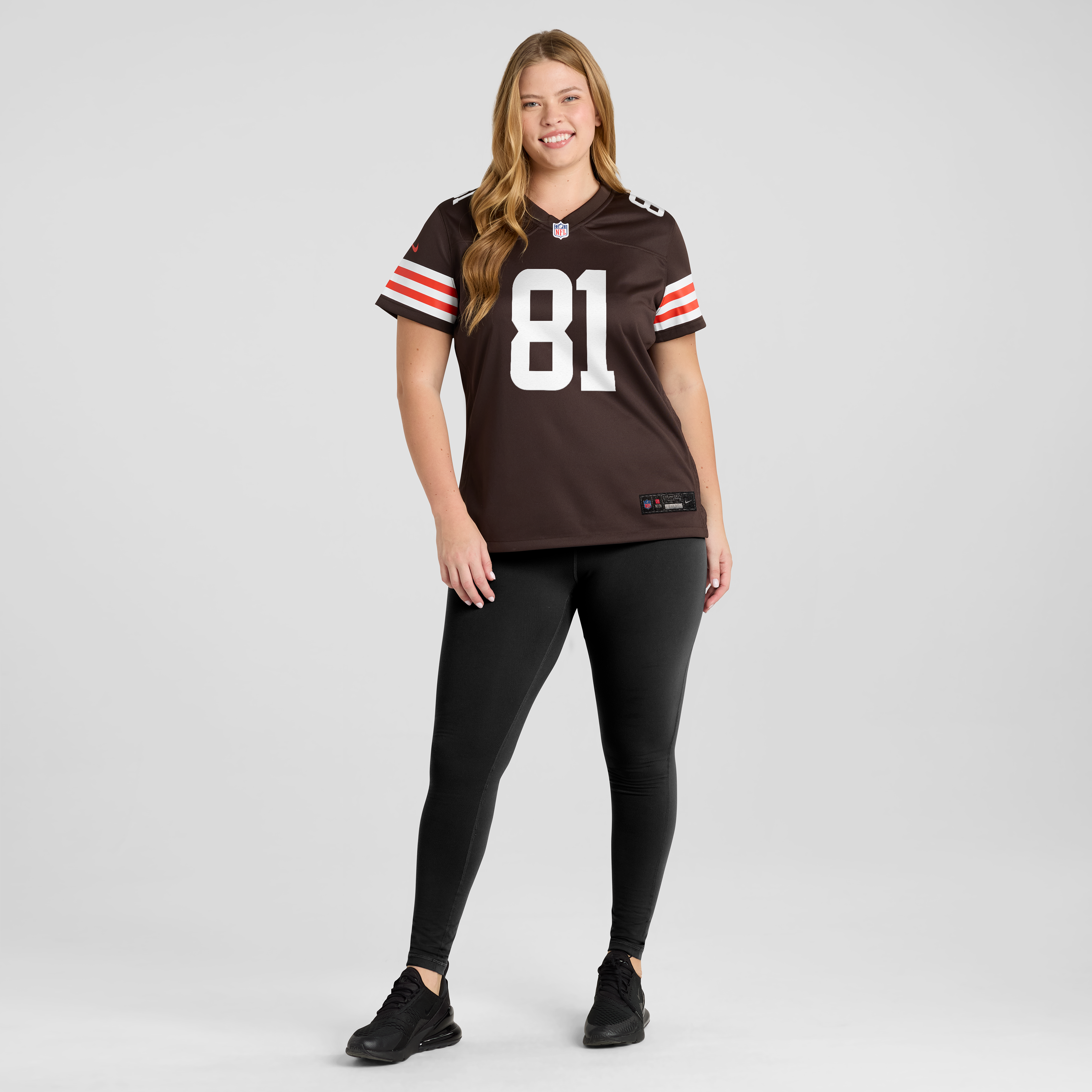 Luke Floriea Cleveland Browns Women's Team Game Jersey - Brown - Image 7