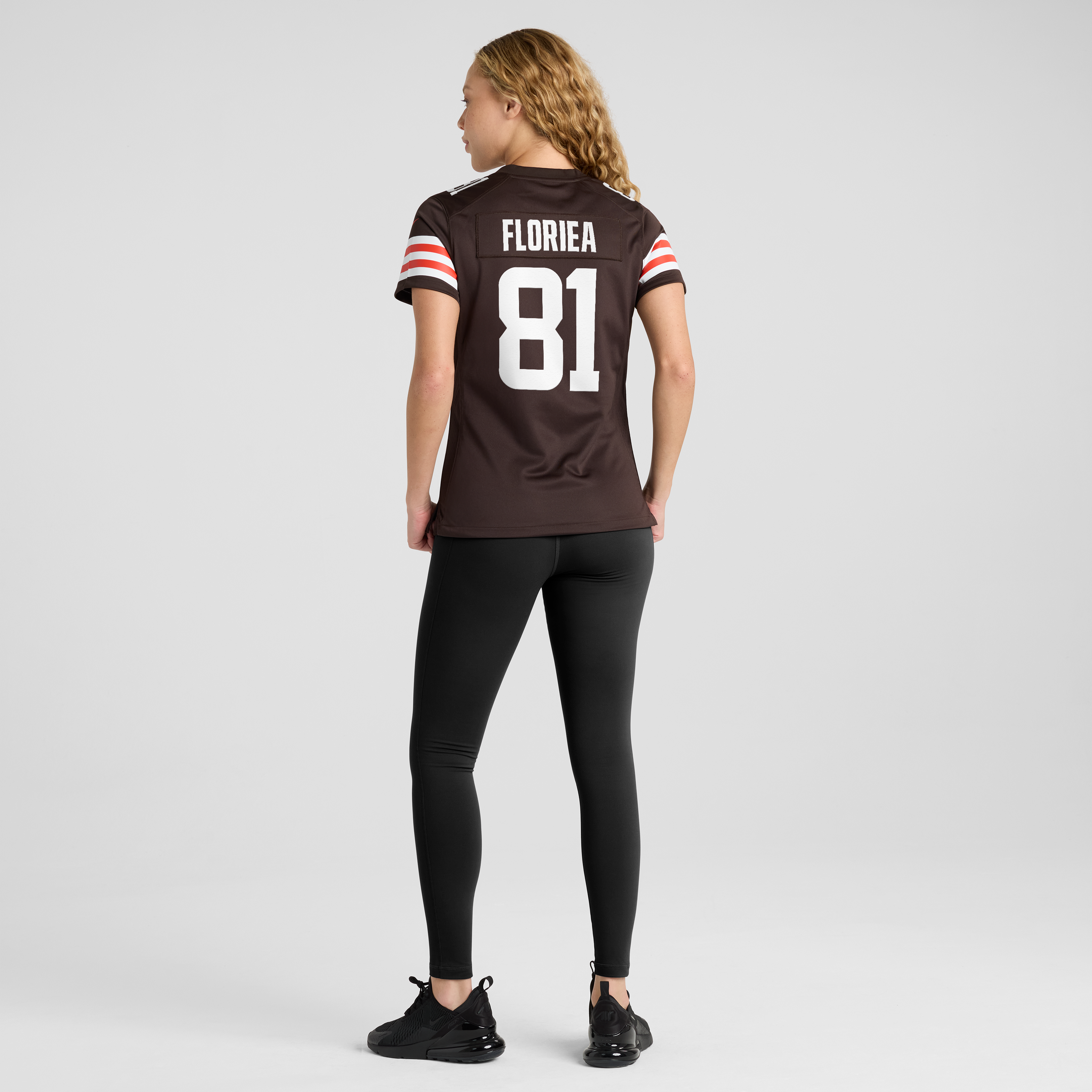 Luke Floriea Cleveland Browns Women's Team Game Jersey - Brown - Image 6
