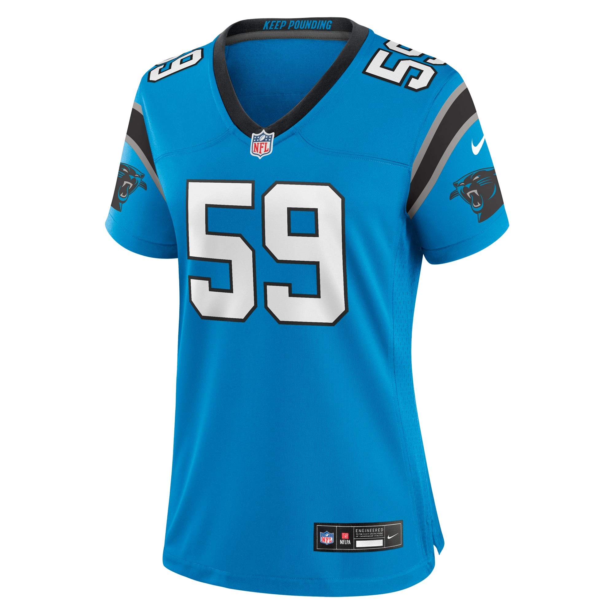 Luke Kuechly Carolina Panthers Women's Retired Player Game Jersey - Blue - Image 3