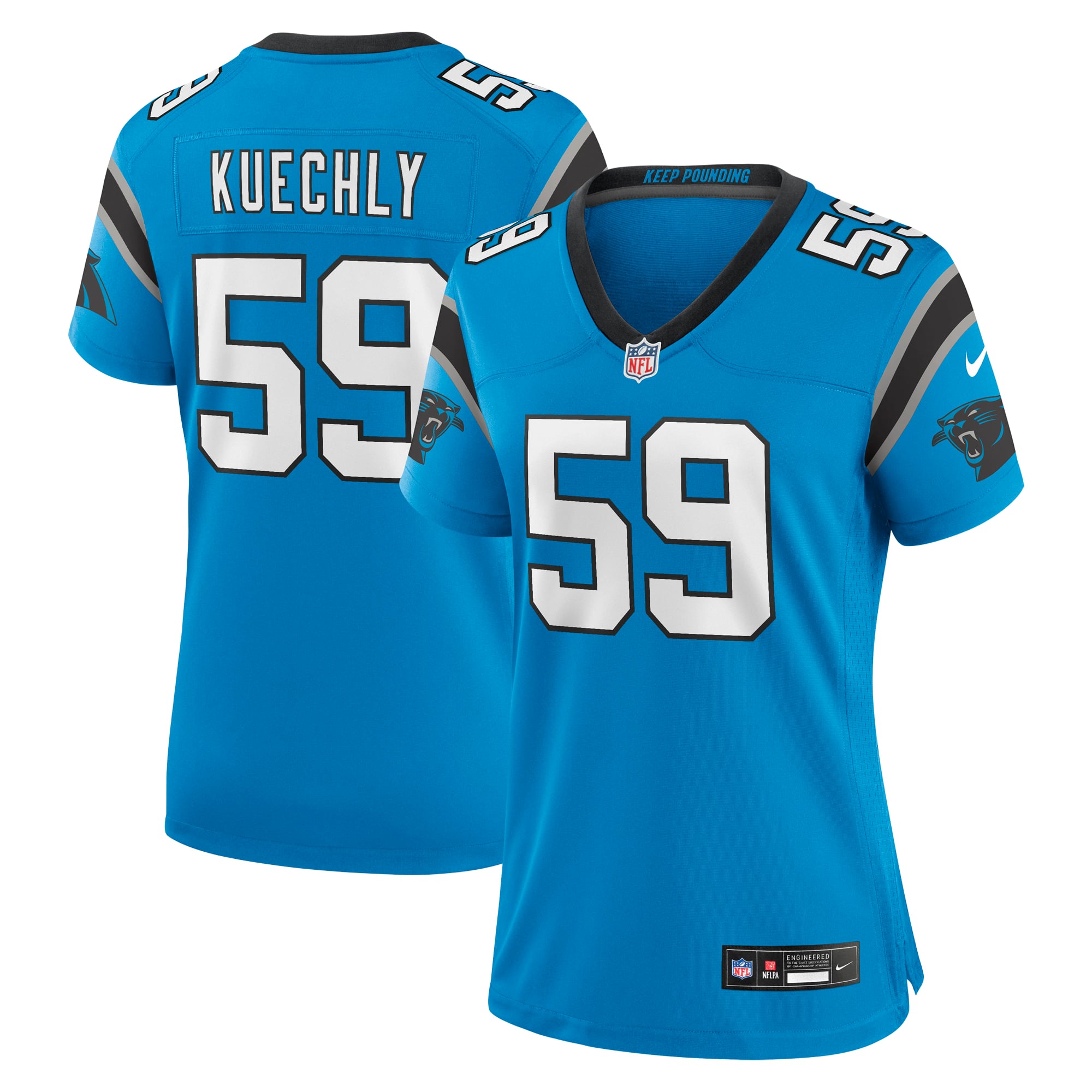 Luke Kuechly Carolina Panthers Women's Retired Player Game Jersey - Blue - Image 2