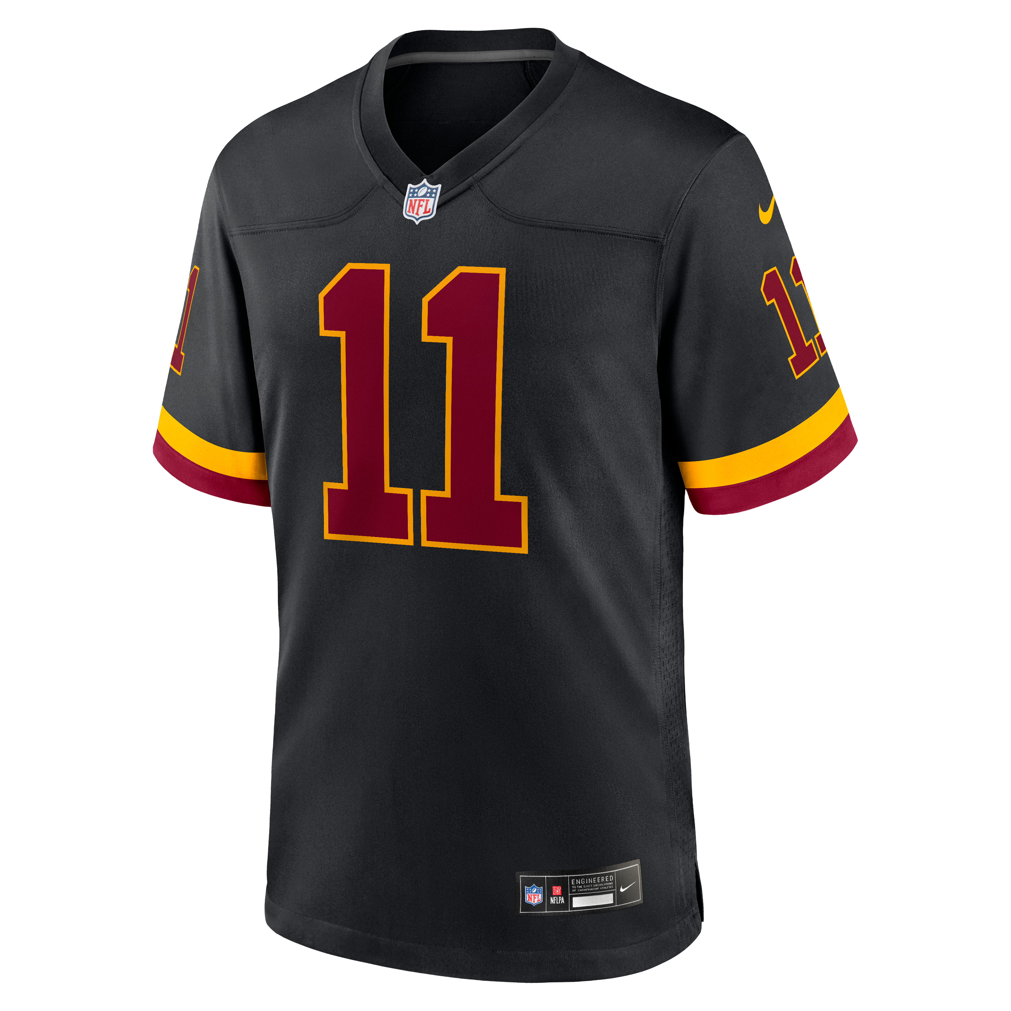 Luke McCaffrey Washington Commanders Game Super Bowl Era Jersey - Black - Image 3