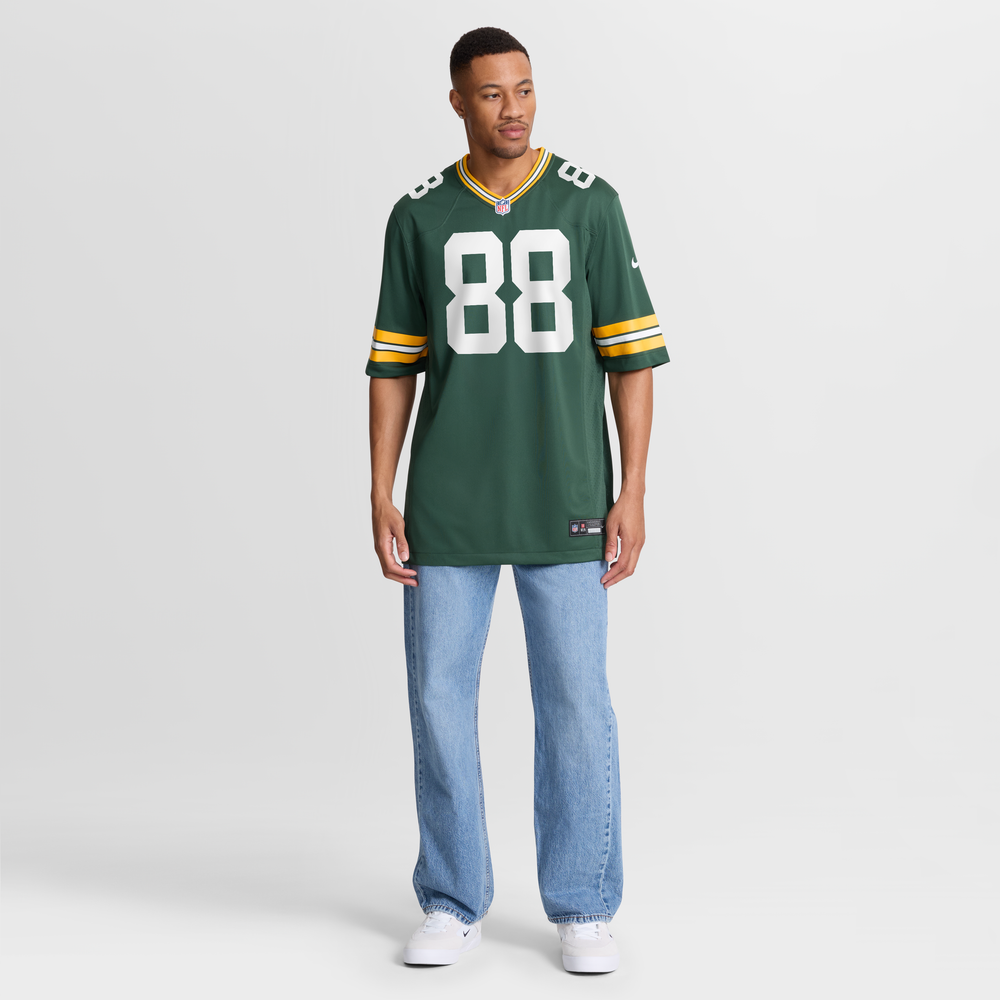 Luke Musgrave Green Bay Packers Game Jersey - Green - Image 8