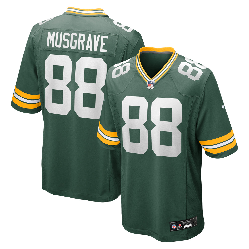 Luke Musgrave Green Bay Packers Game Jersey - Green