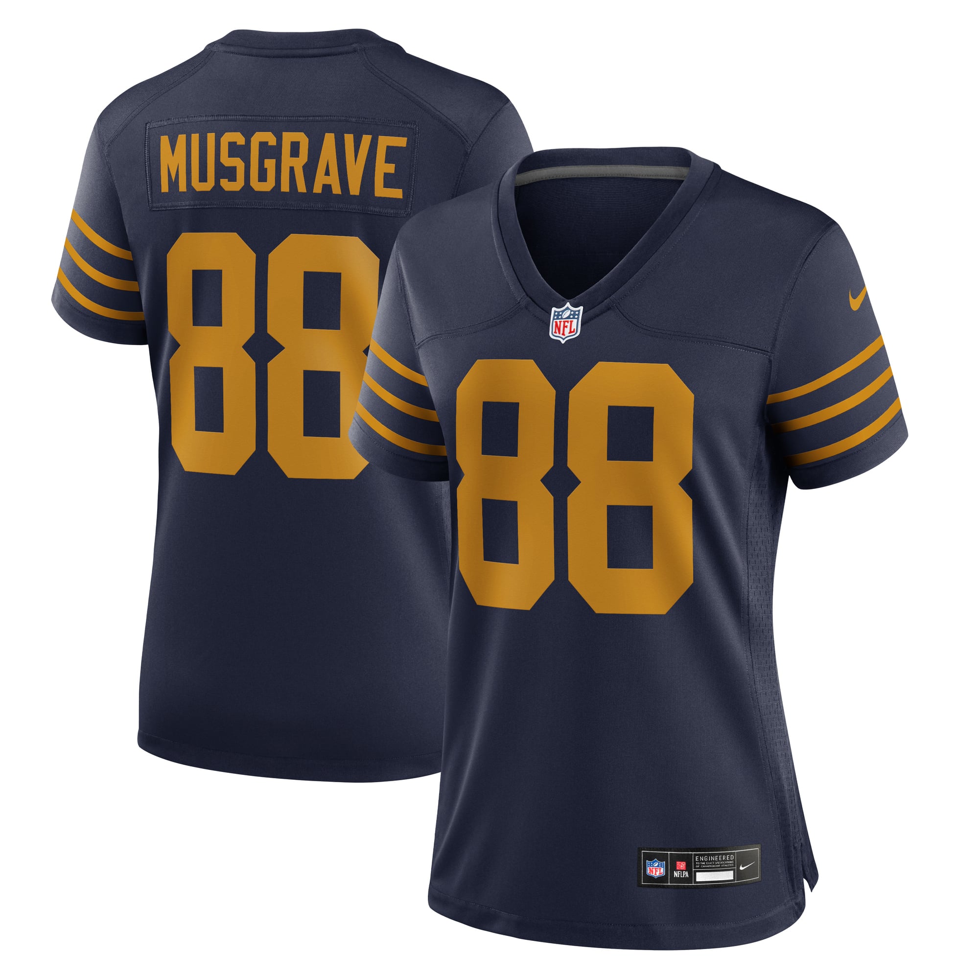Luke Musgrave Green Bay Packers Women's The 1923 Classic Game Jersey - Navy - Image 2