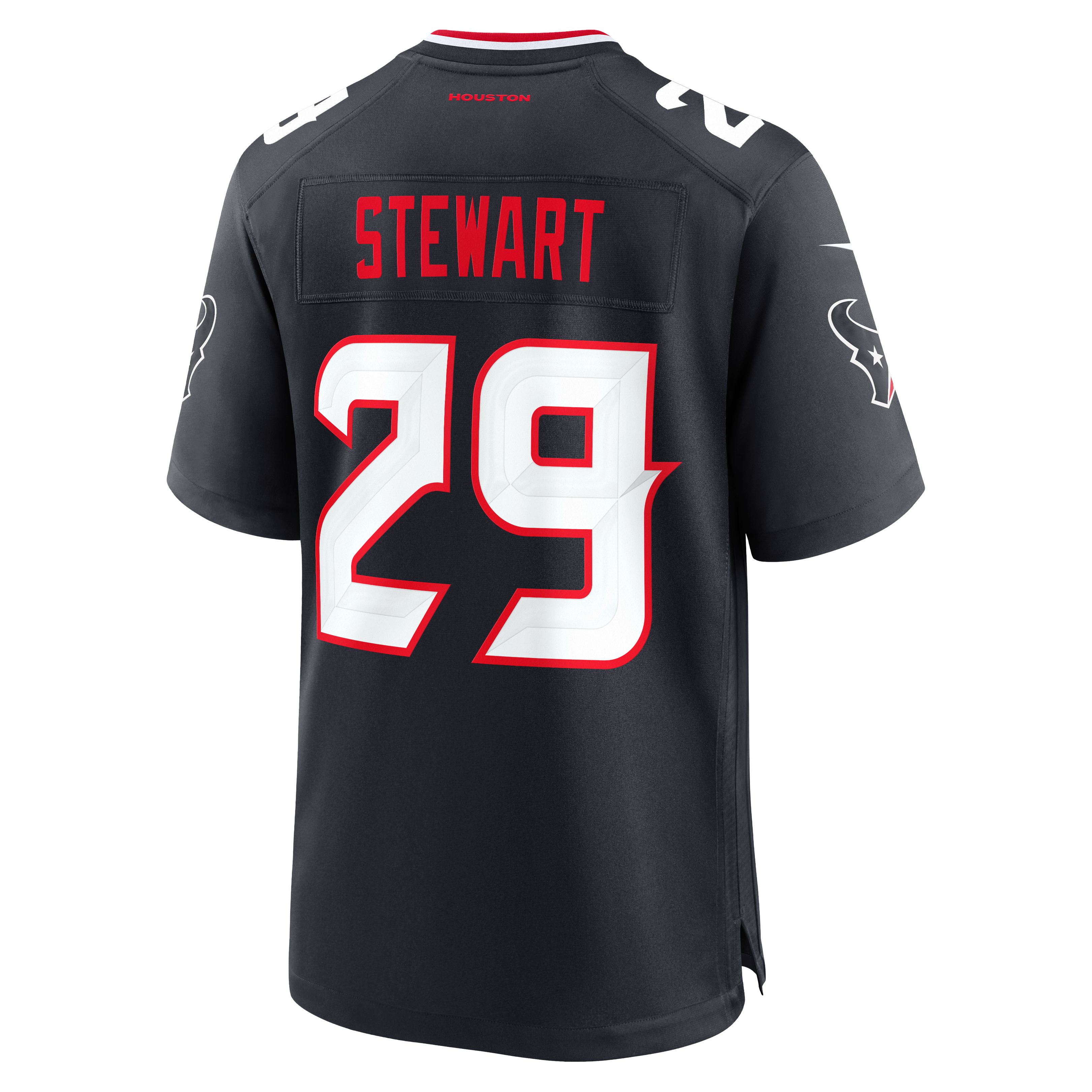 M.J. Stewart Houston Texans Team Game Jersey - Navy - Image 4