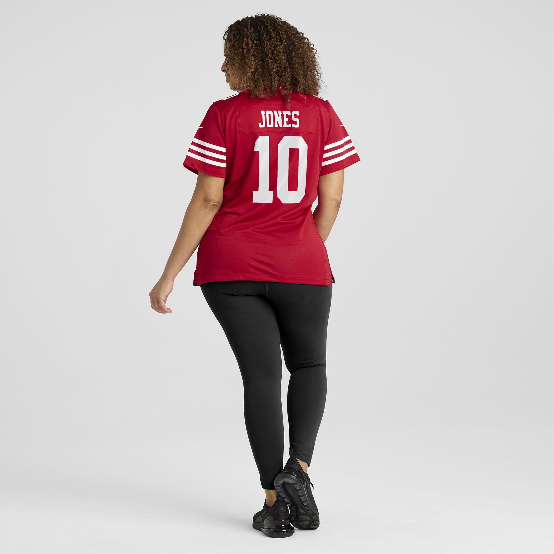 Mac Jones San Francisco 49ers Women's Team Game Jersey - Scarlet - Image 8