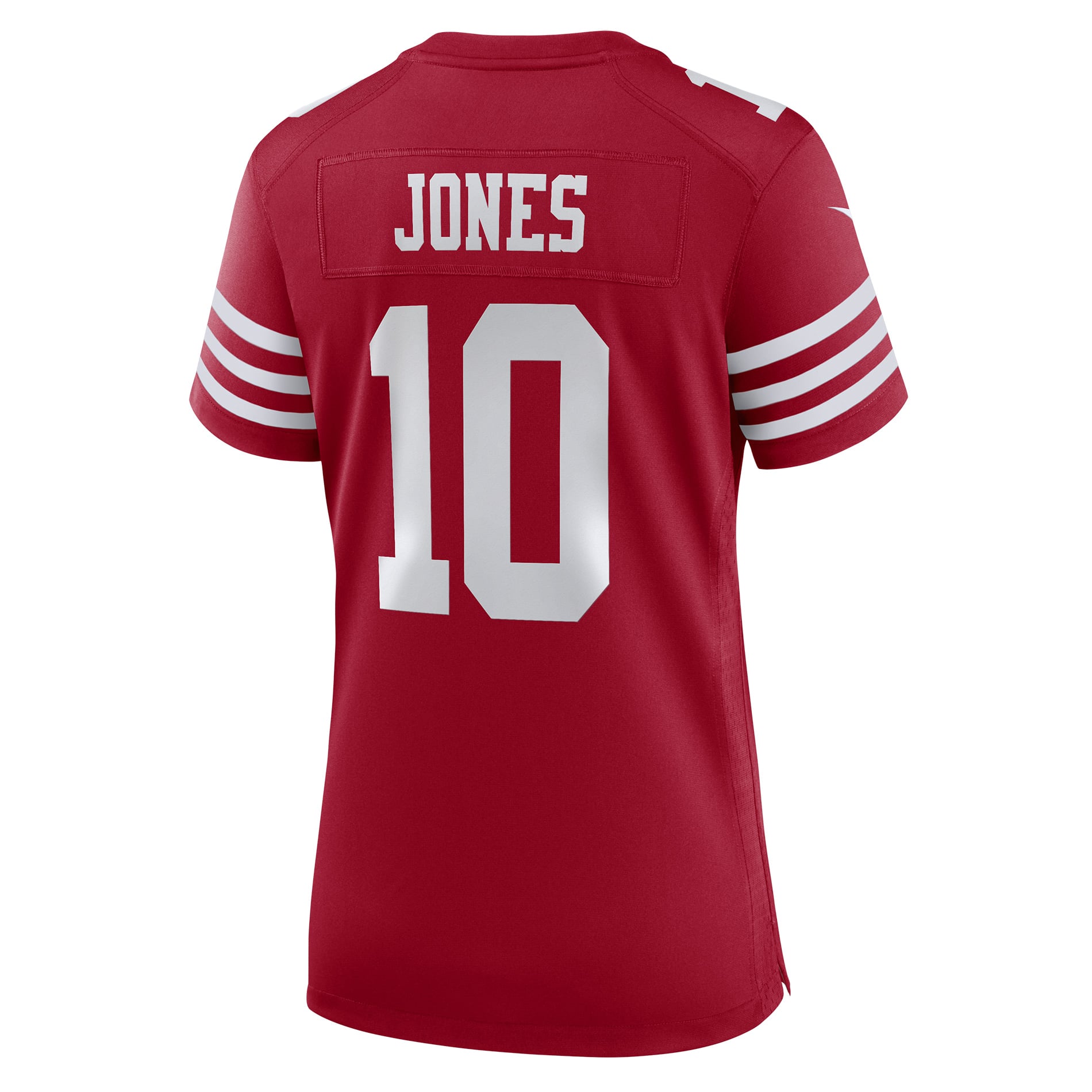 Mac Jones San Francisco 49ers Women's Team Game Jersey - Scarlet - Image 4