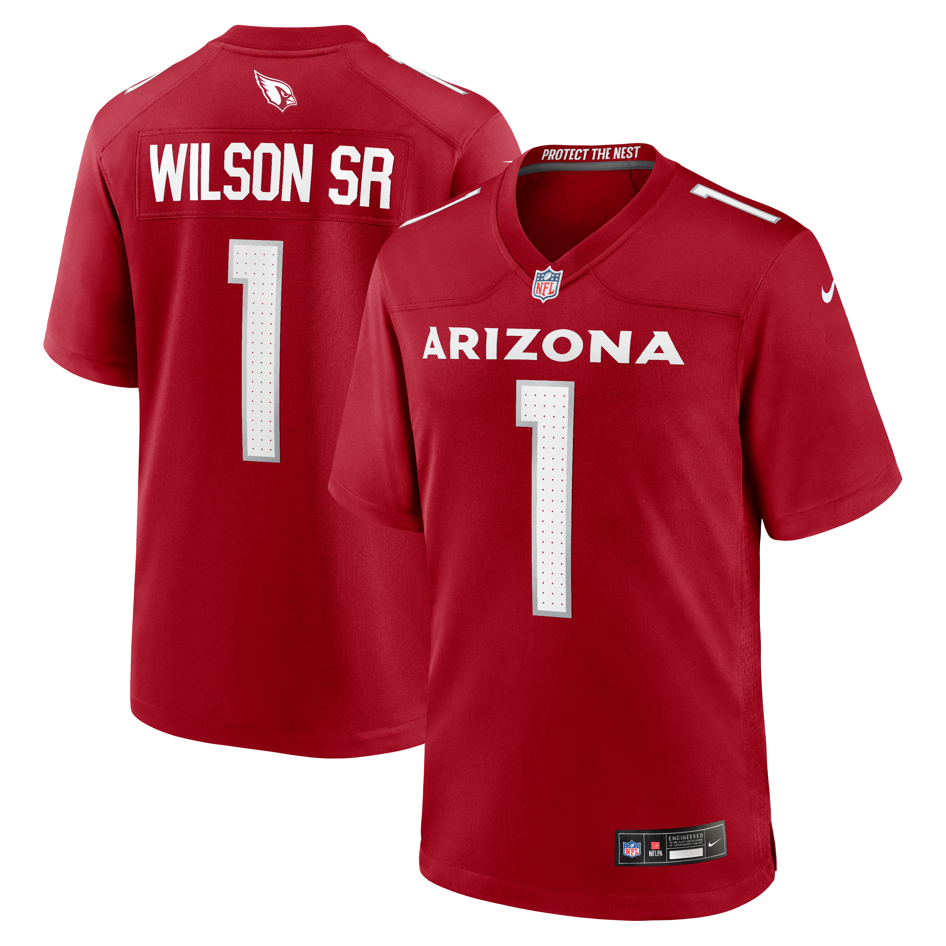 Mack Wilson Arizona Cardinals Team Game Jersey - Cardinal
