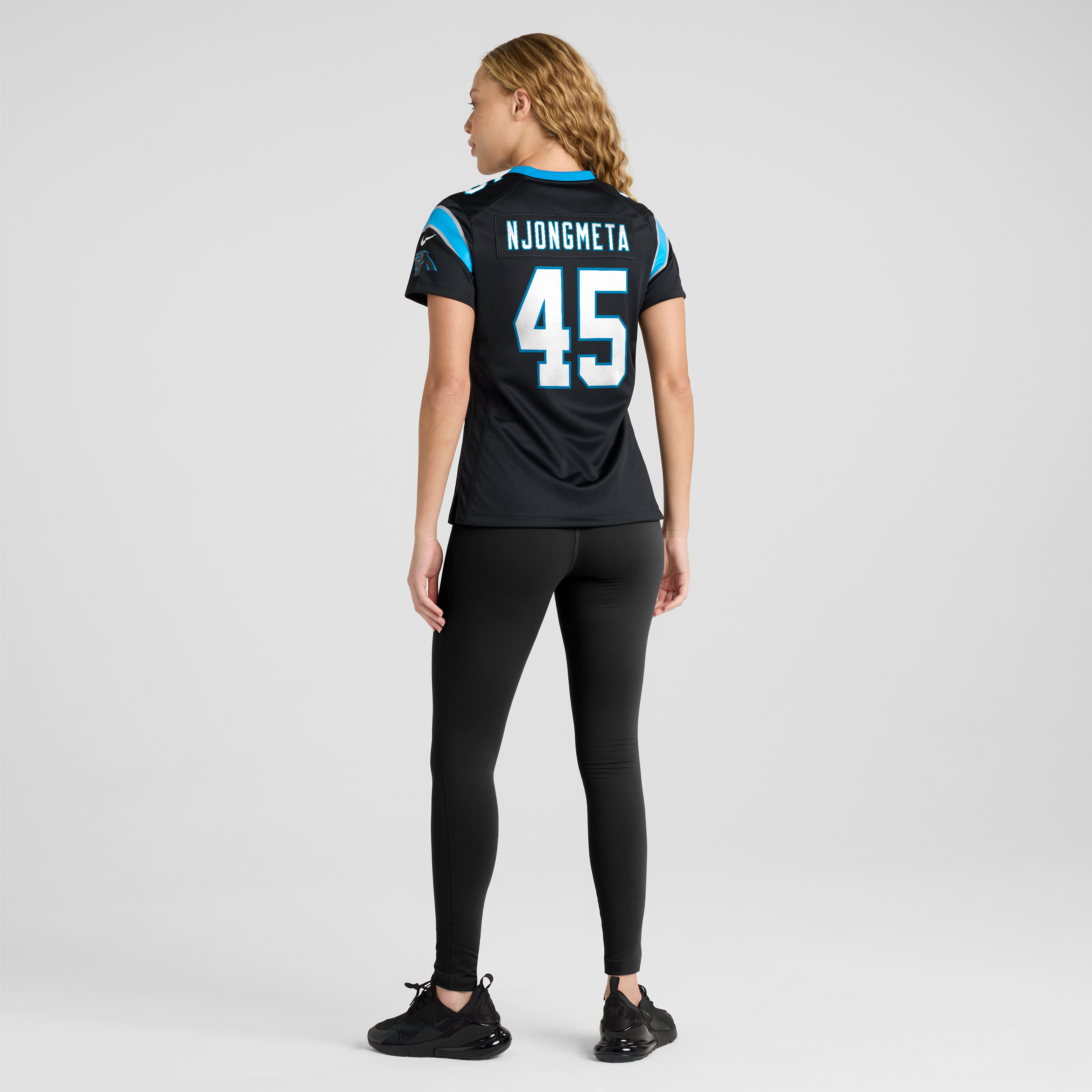 Maema Njongmeta Carolina Panthers Women's Team Game Jersey - Black - Image 4