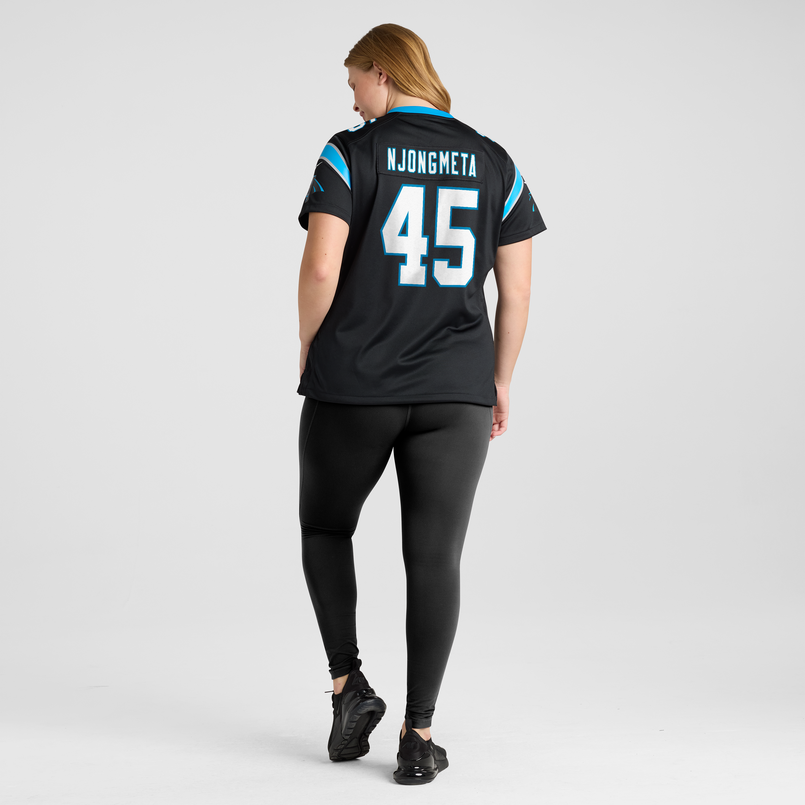Maema Njongmeta Carolina Panthers Women's Team Game Jersey - Black - Image 6