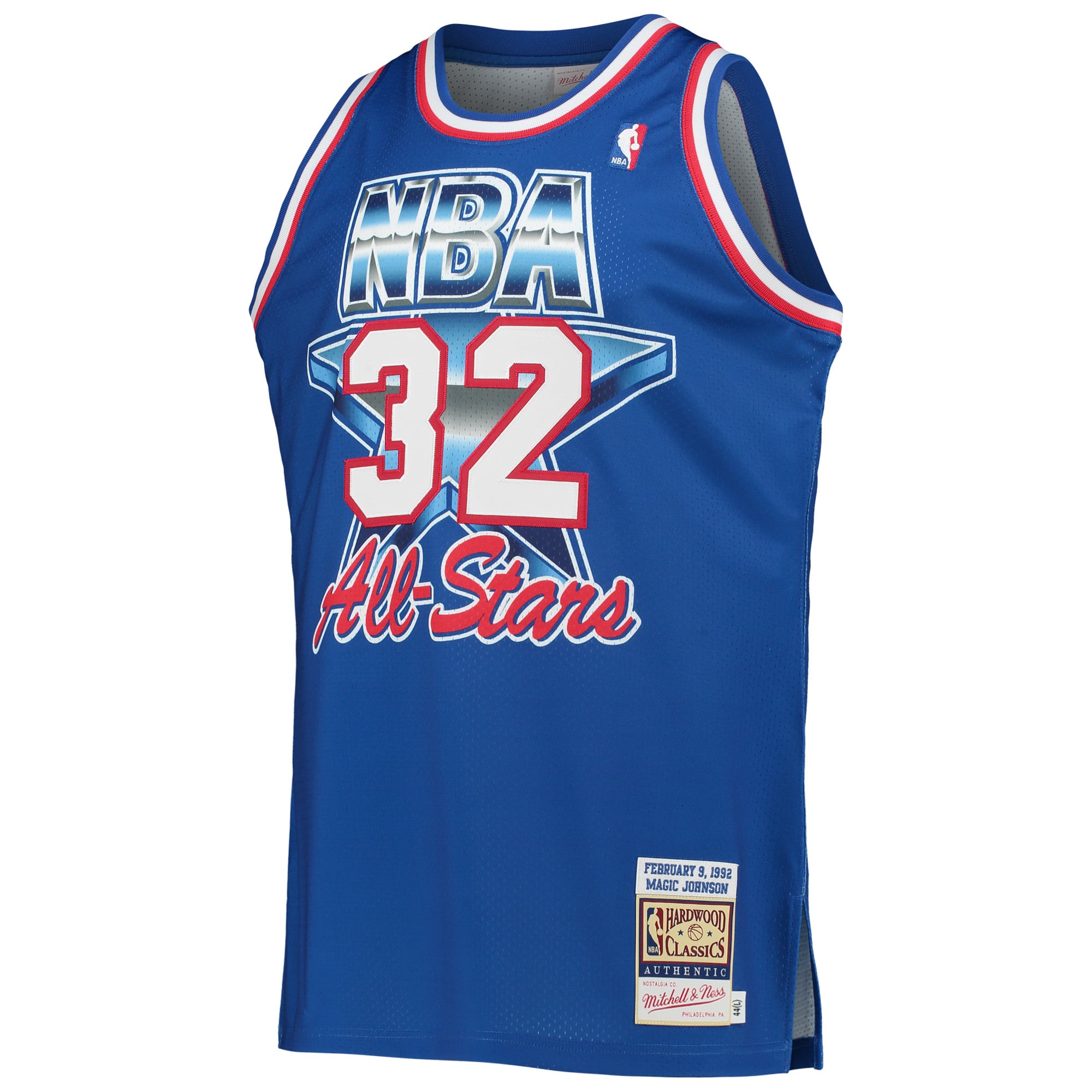 Magic Johnson Western Conference Hardwood Classics 1992 All-Star Game Jersey - Royal - Image 3