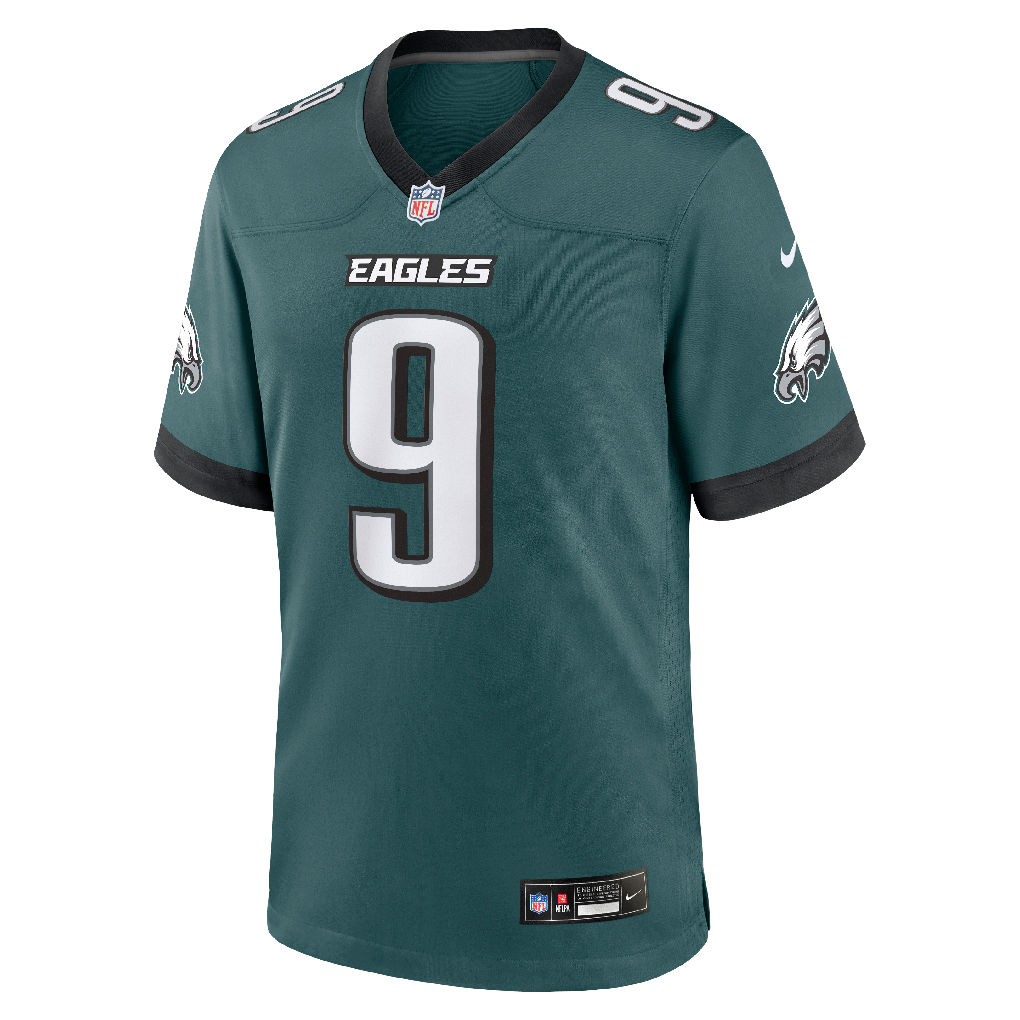 Makai Lemon Philadelphia Eagles 2026 Draft First Round Pick No. 20 Team Game Jersey - Green - Image 3