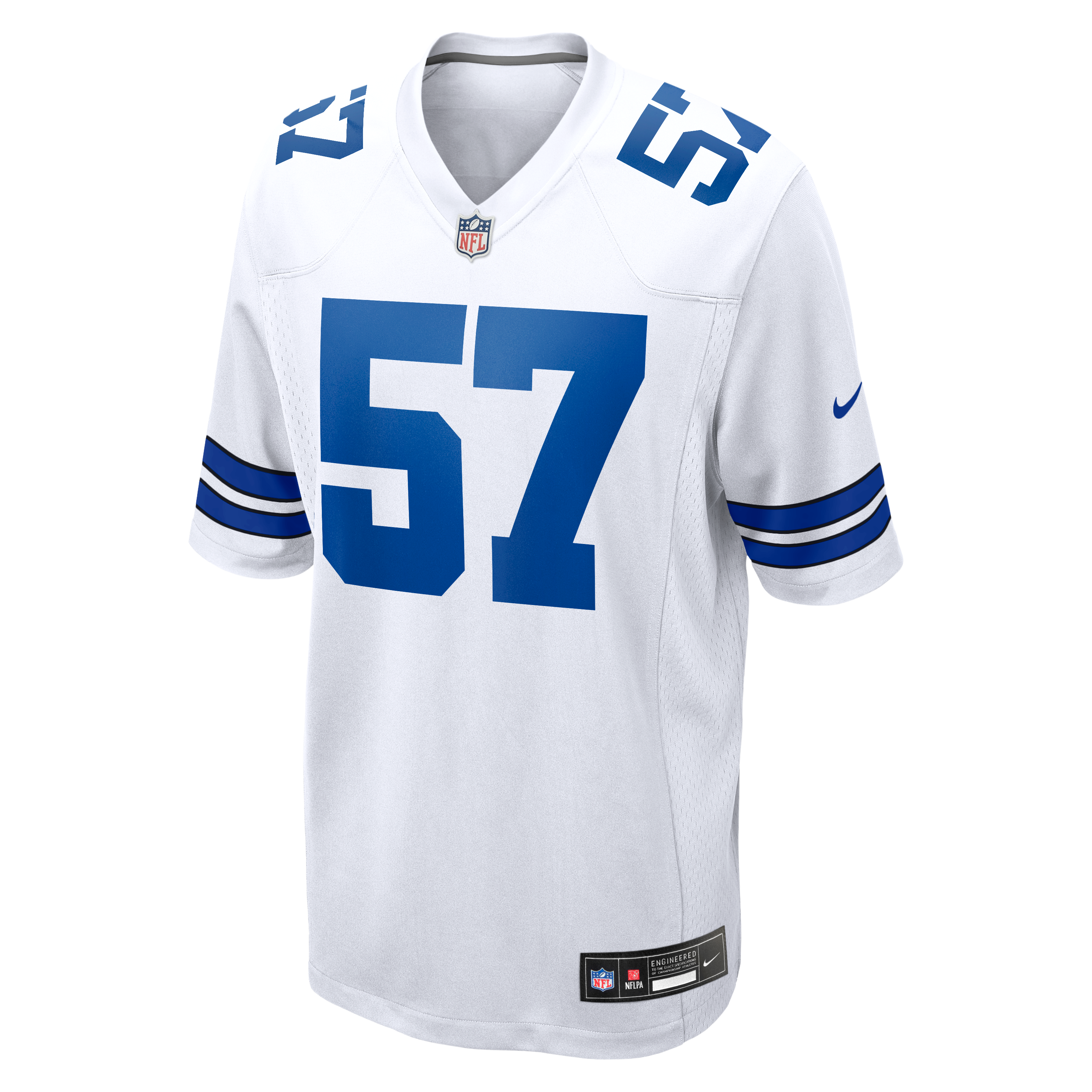 Malachi Lawrence Dallas Cowboys Game Jersey - White - Image 3