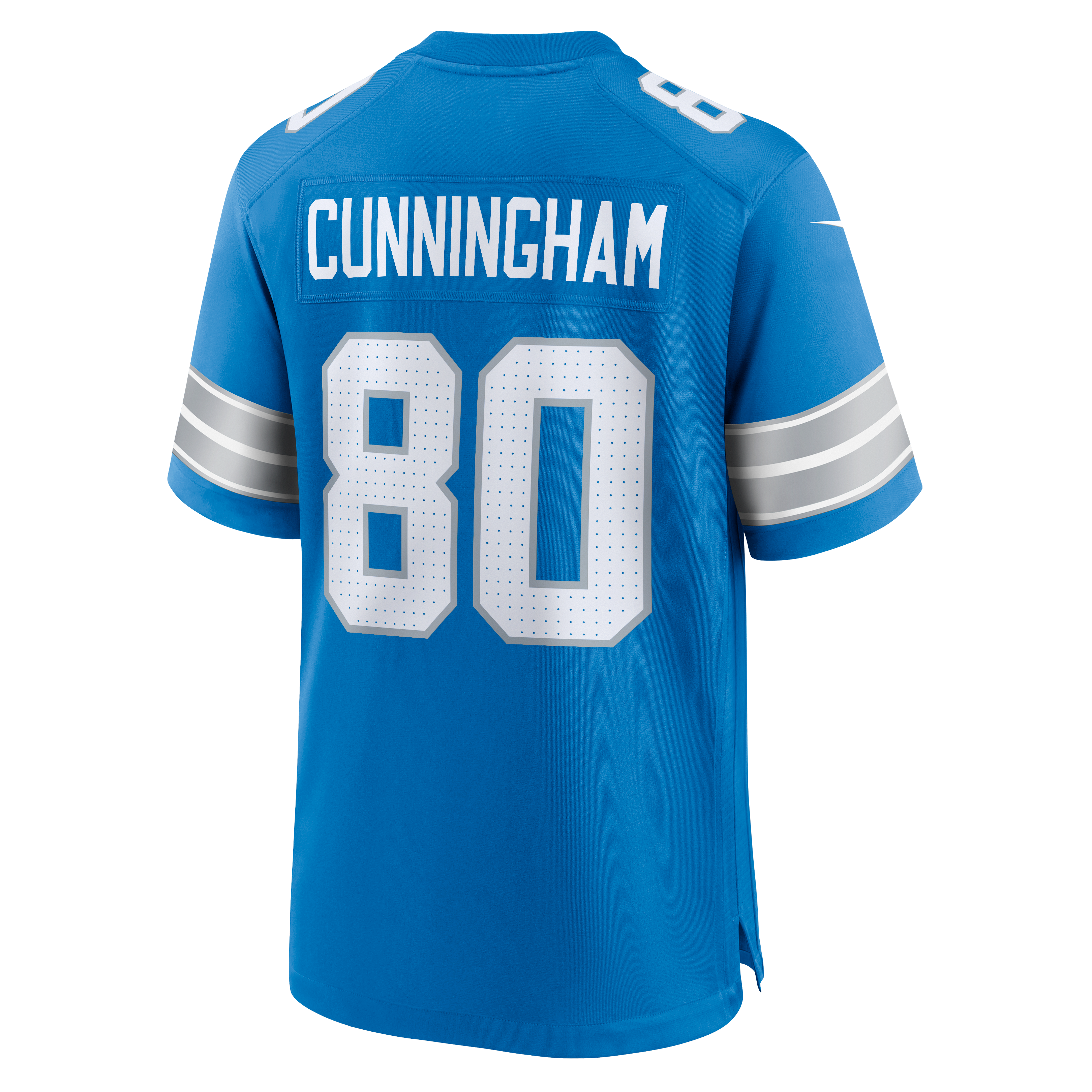 Malik Cunningham Detroit Lions Team Game Jersey - Blue - Image 4