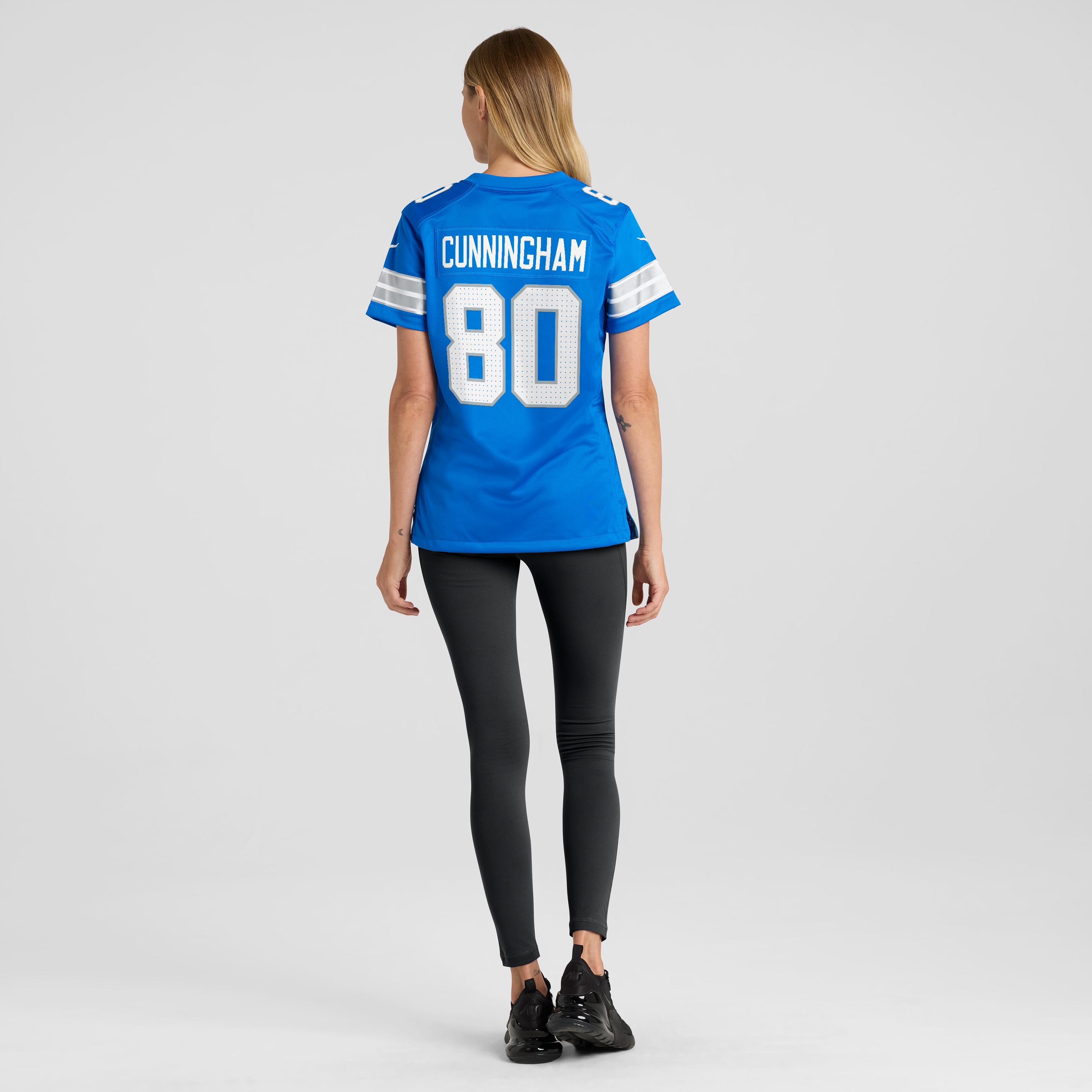 Malik Cunningham Detroit Lions Women's Team Game Jersey - Blue - Image 6