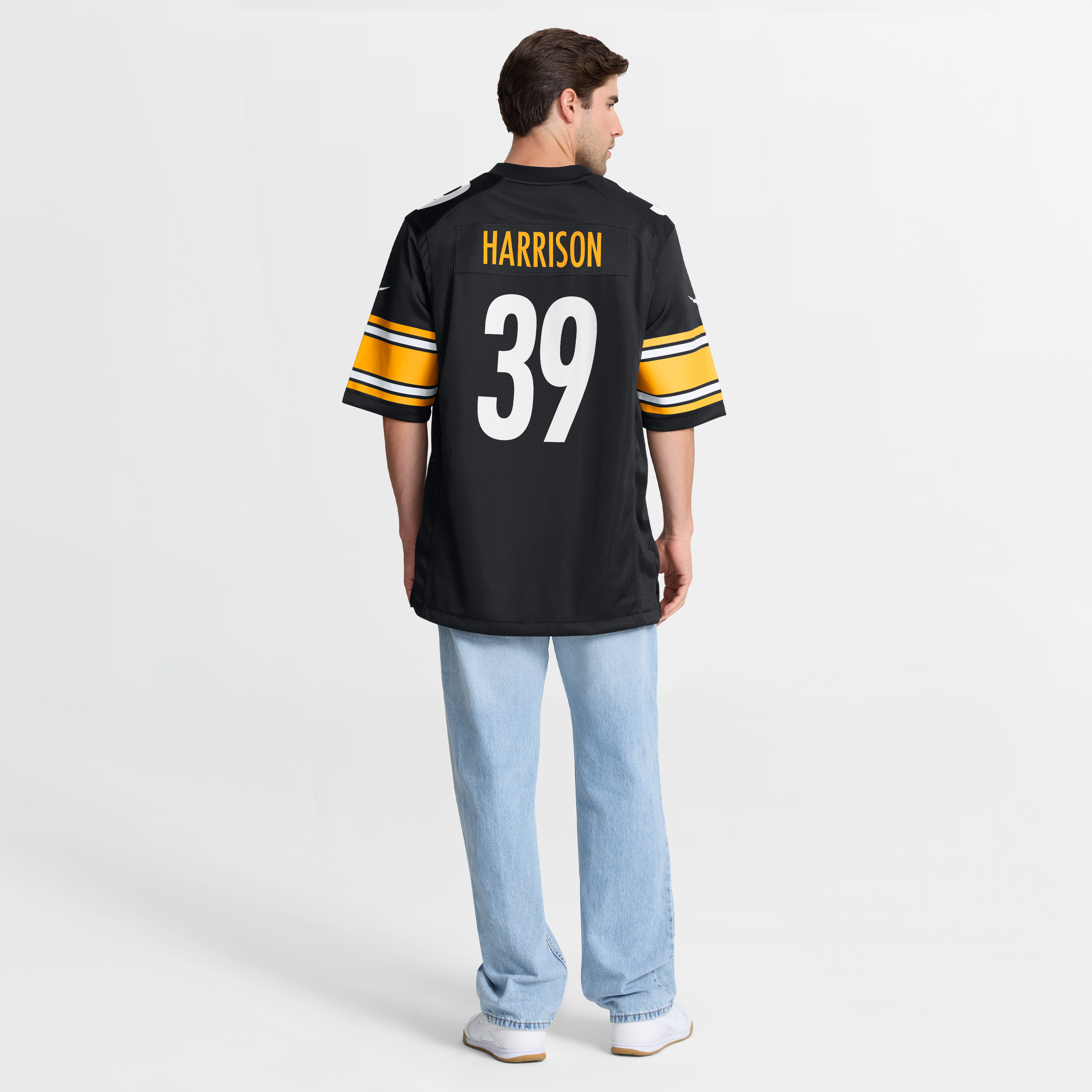Malik Harrison Pittsburgh Steelers Team Game Jersey - Black - Image 4