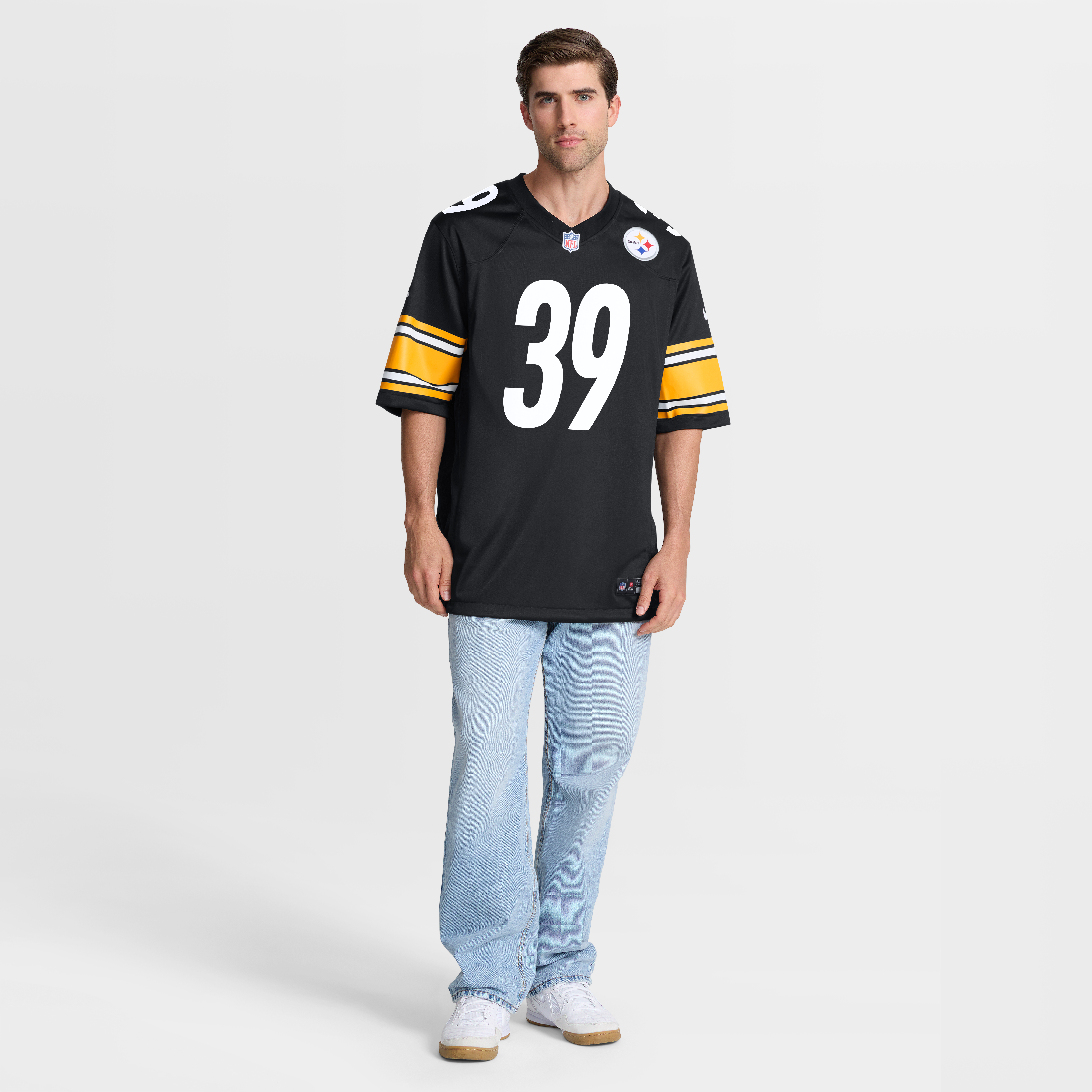 Malik Harrison Pittsburgh Steelers Team Game Jersey - Black - Image 5
