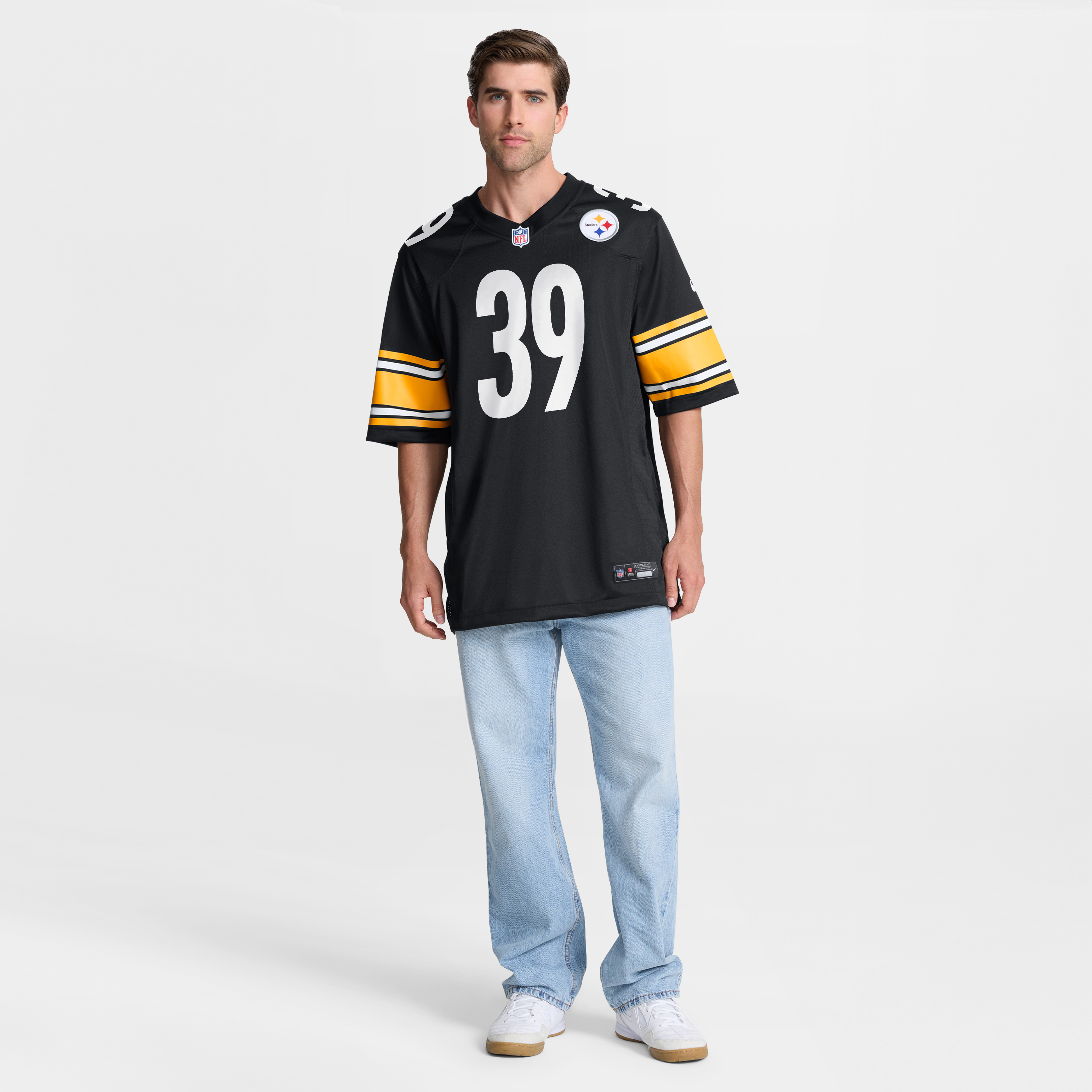 Malik Harrison Pittsburgh Steelers Team Game Jersey - Black - Image 3