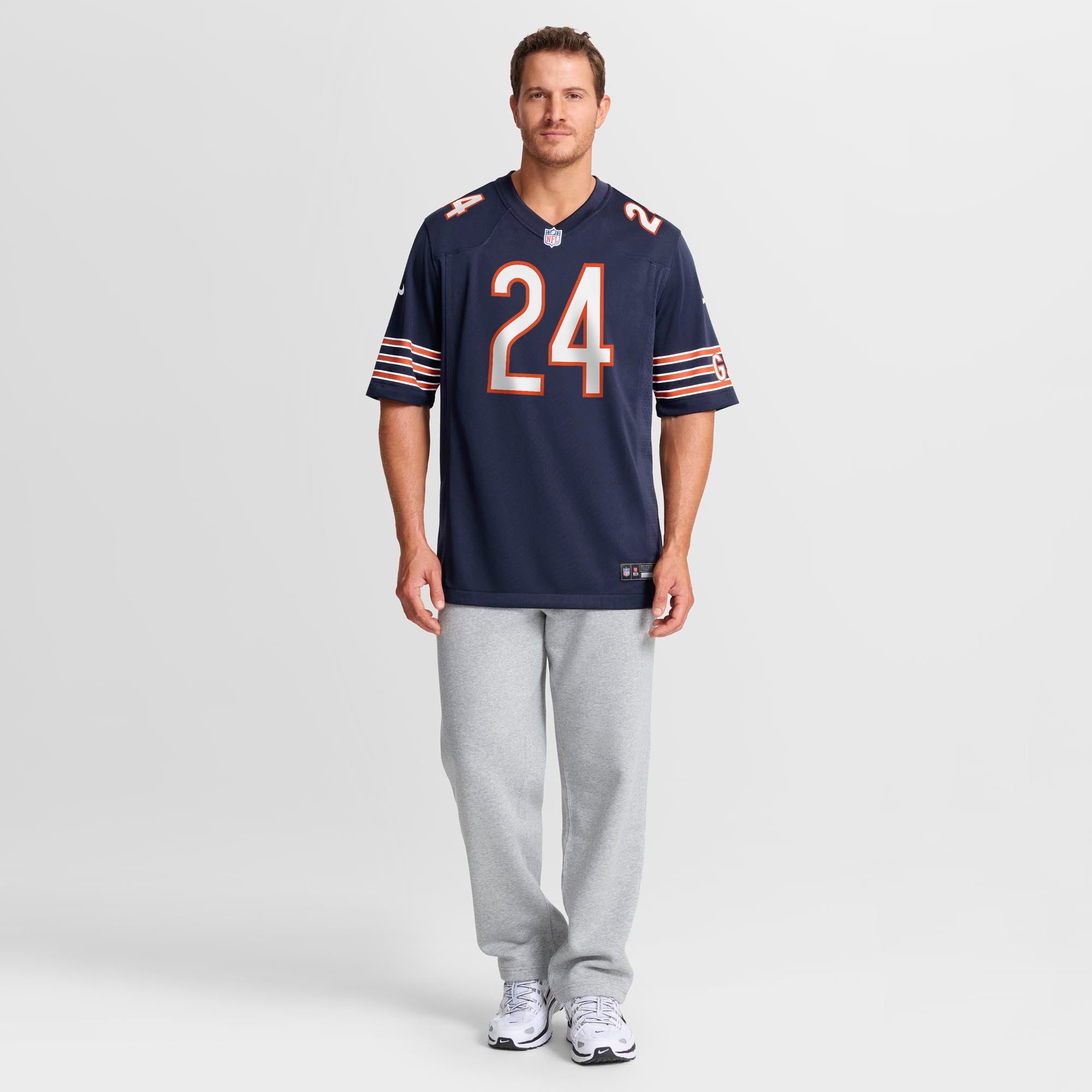 Malik Muhammad Chicago Bears Team Game Jersey - Navy - Image 3