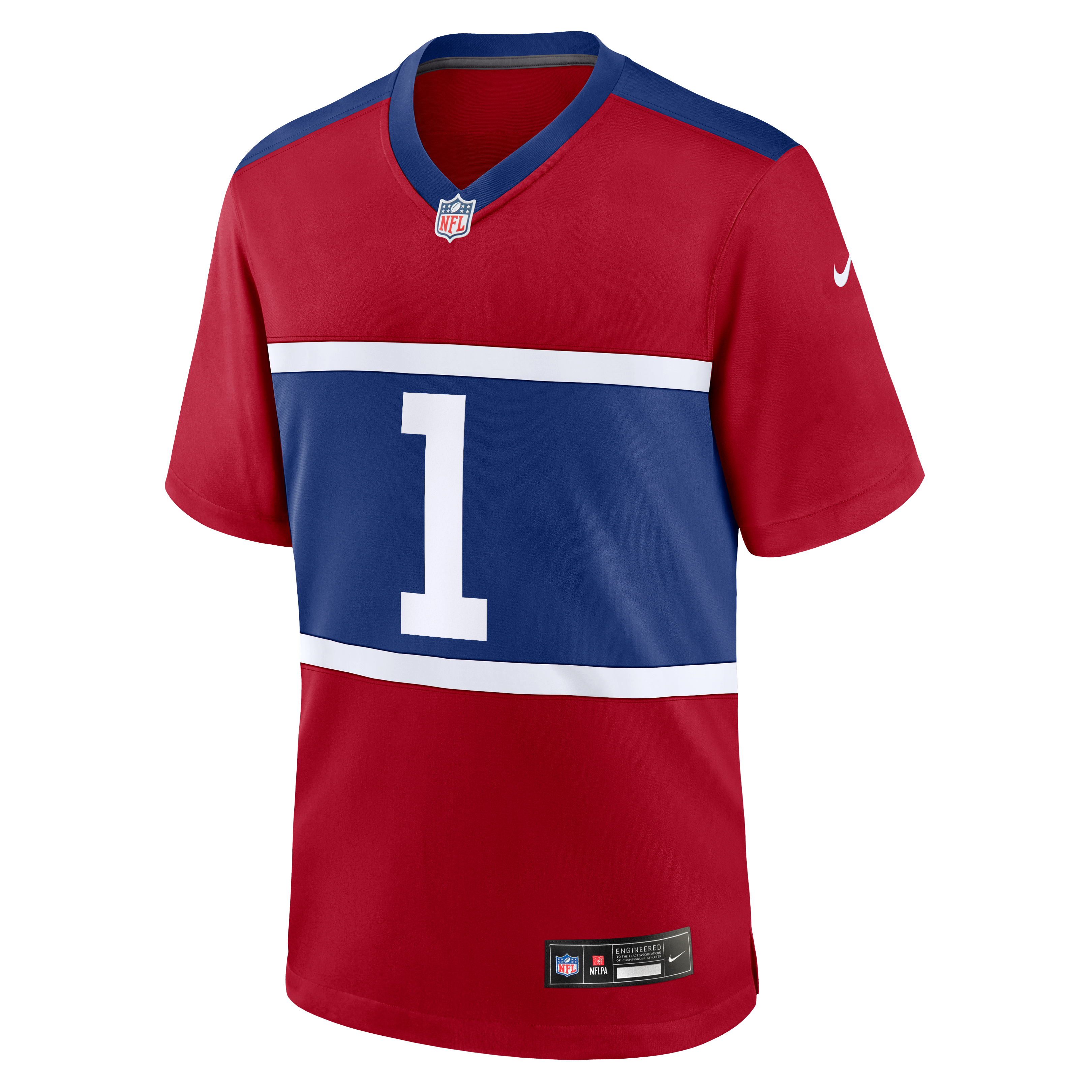 Malik Nabers New York Giants Player Game Jersey - Red - Image 8