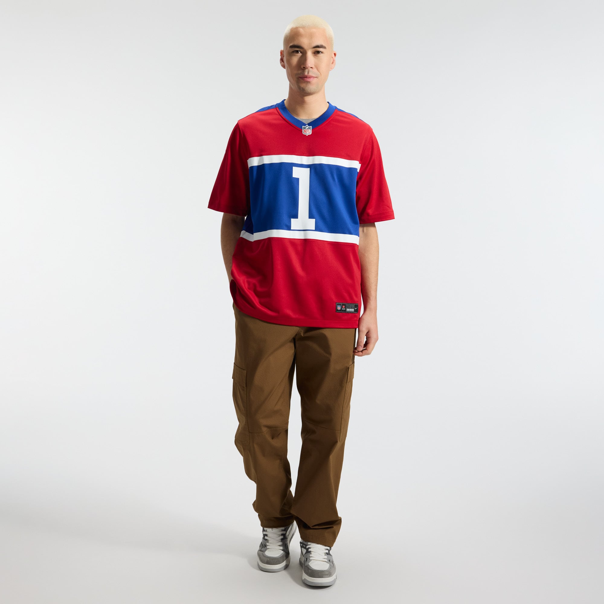 Malik Nabers New York Giants Player Game Jersey - Red - Image 6