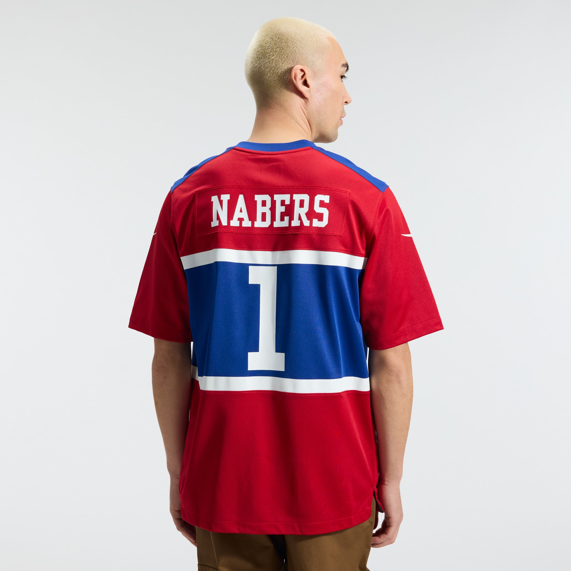 Malik Nabers New York Giants Player Game Jersey - Red - Image 5