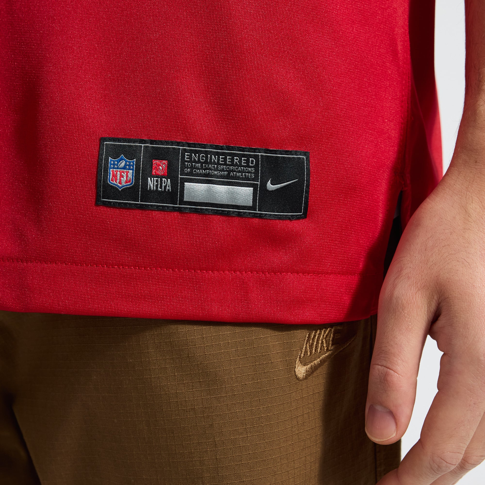 Malik Nabers New York Giants Player Game Jersey - Red - Image 10