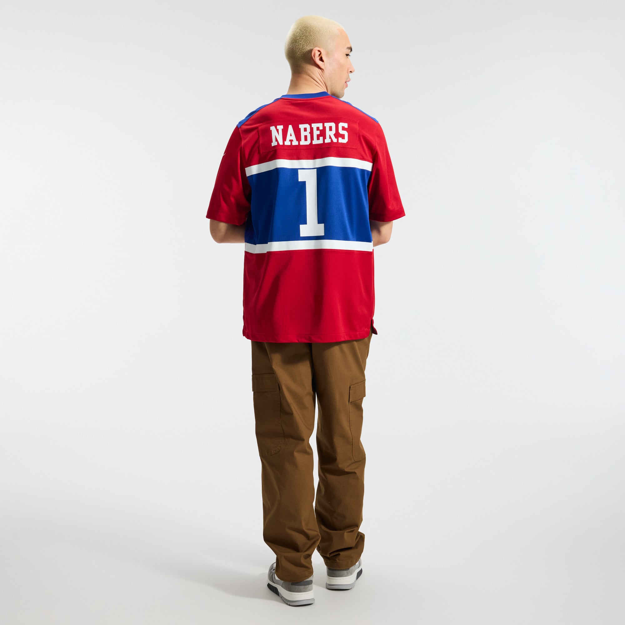 Malik Nabers New York Giants Player Game Jersey - Red - Image 7