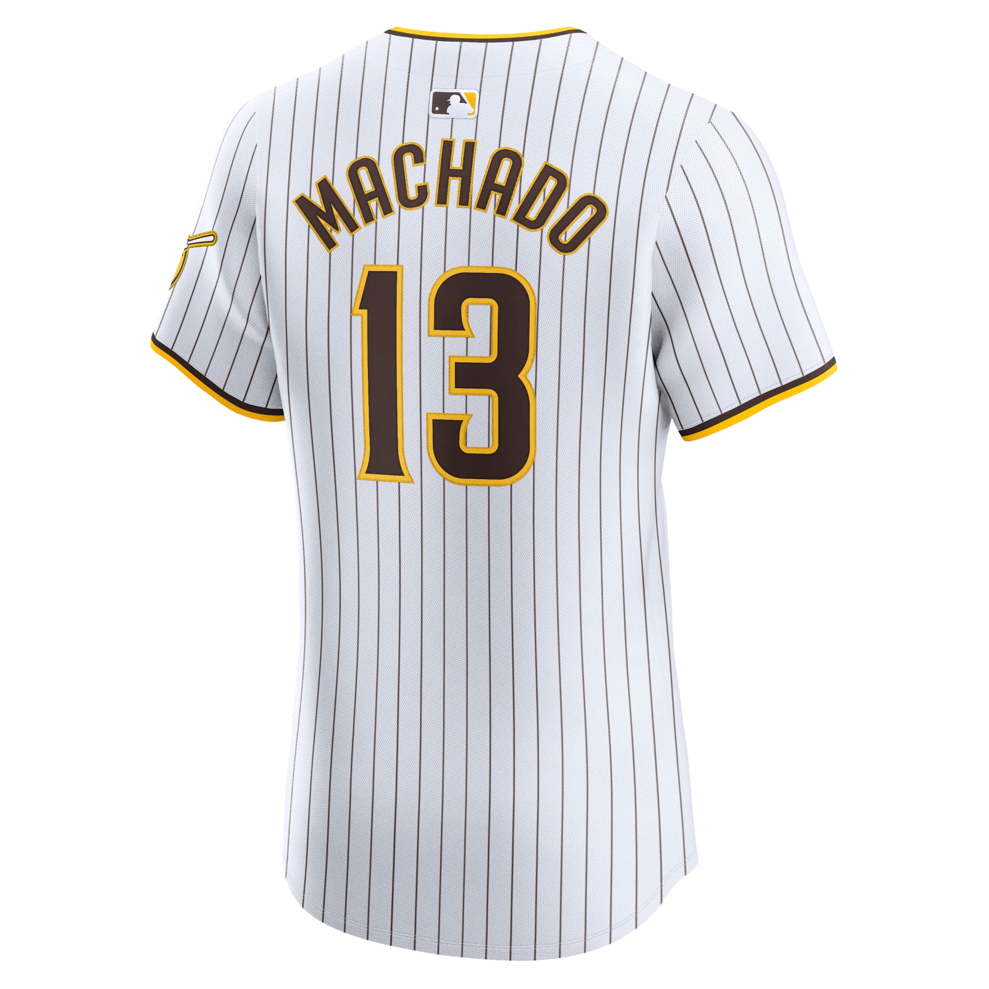 Manny Machado San Diego Padres Home Elite Jersey - White - Image 4