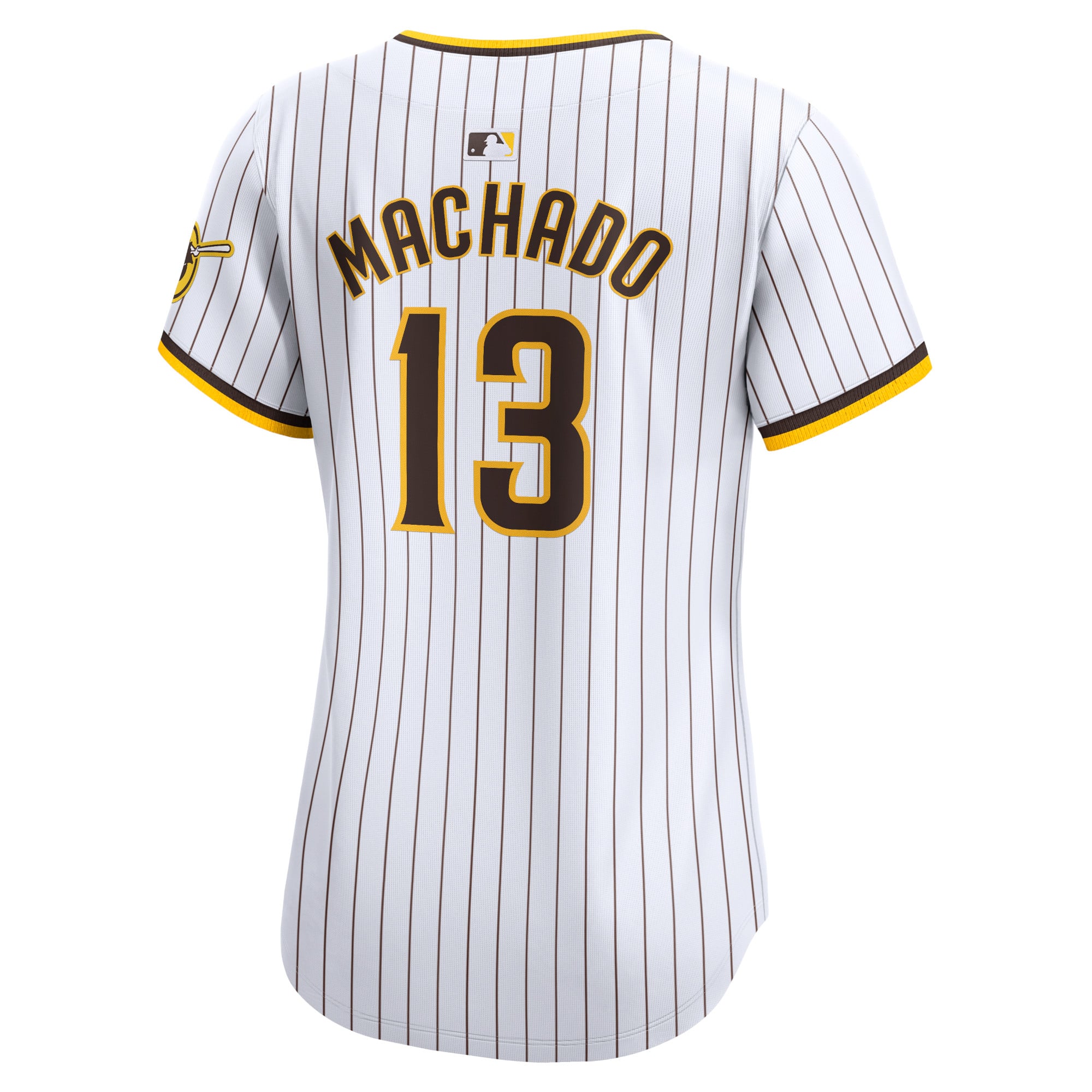 Manny Machado San Diego Padres Women's Home Limited Player Jersey - White - Image 4