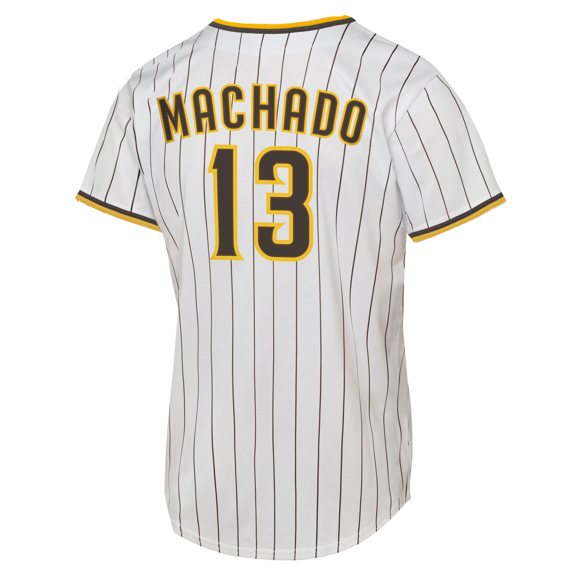 Manny Machado San Diego Padres Youth Home Player Jersey - White - Image 4