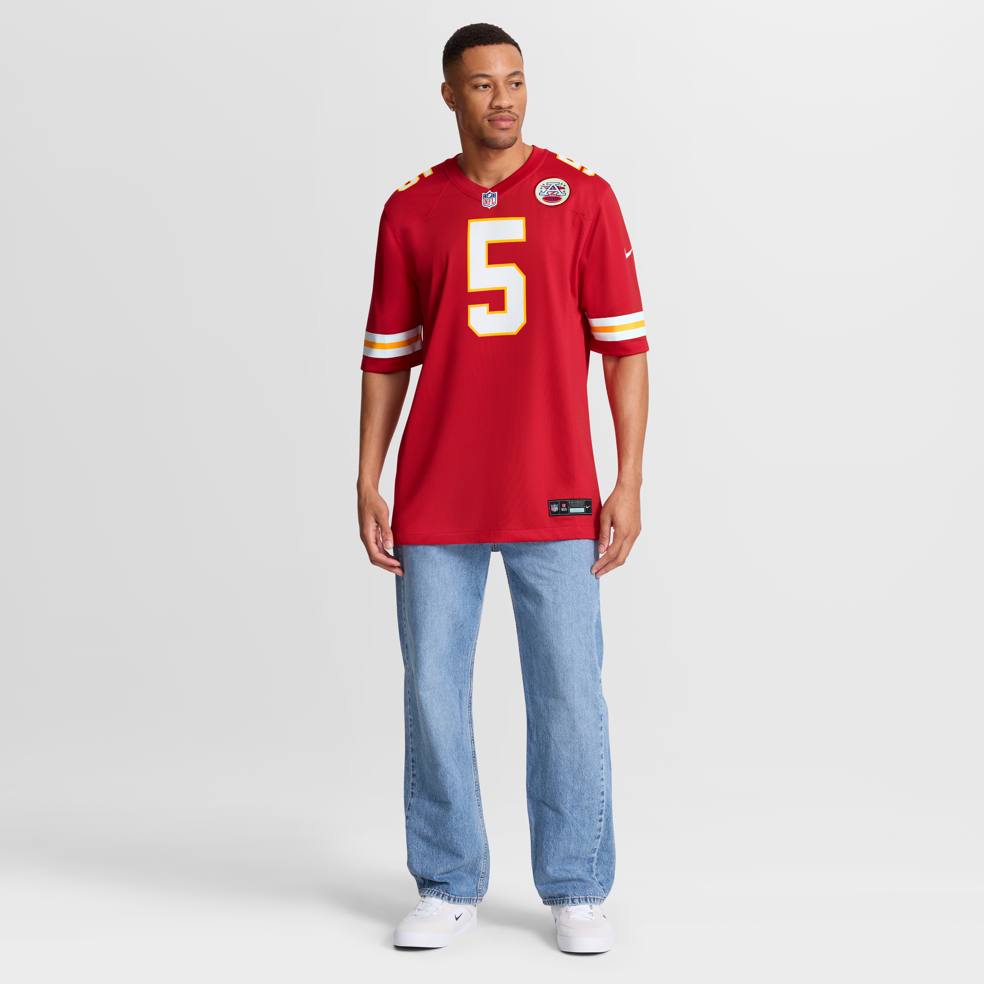Mansoor Delane Kansas City Chiefs Game Jersey - Red - Image 3