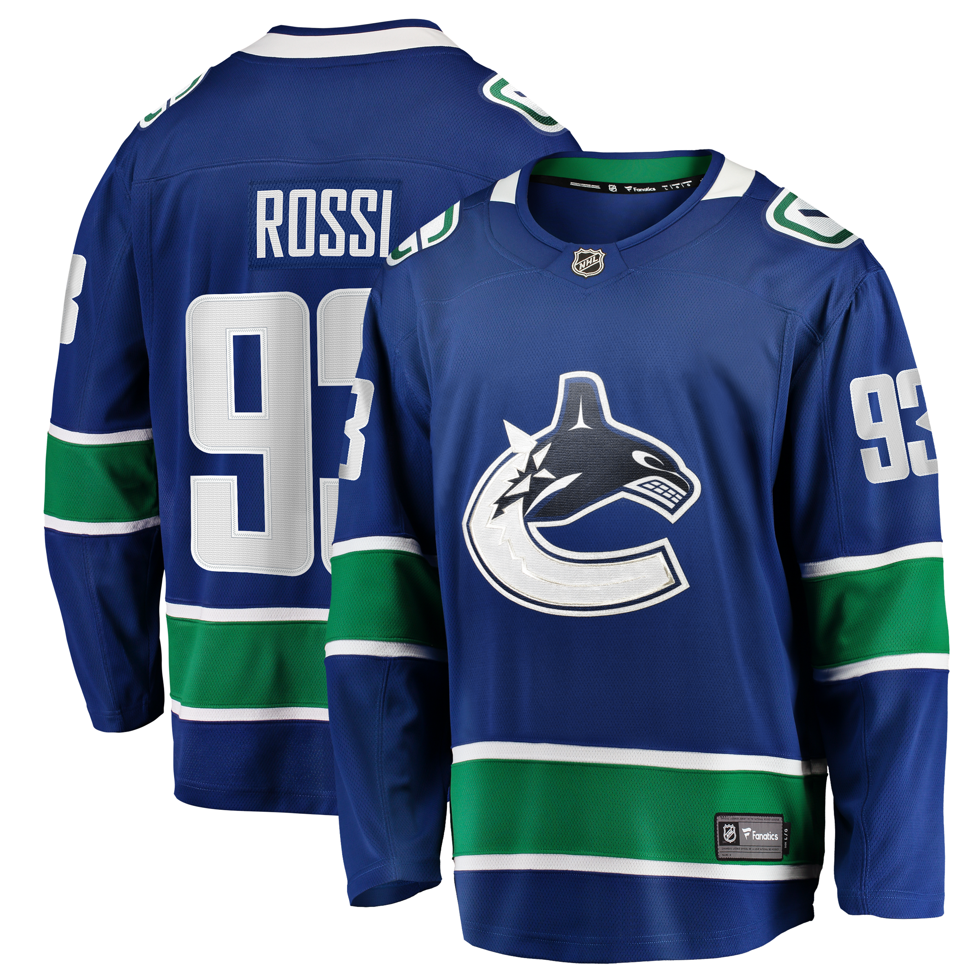 Marco Rossi Vancouver Canucks Home Premier Breakaway Player Jersey - Blue - Image 2