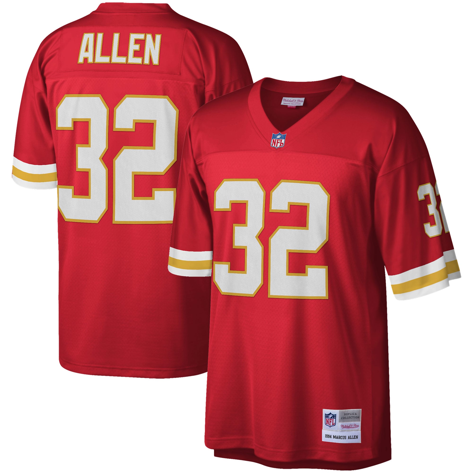 Marcus Allen Kansas City Chiefs Legacy Jersey - Red - Image 2