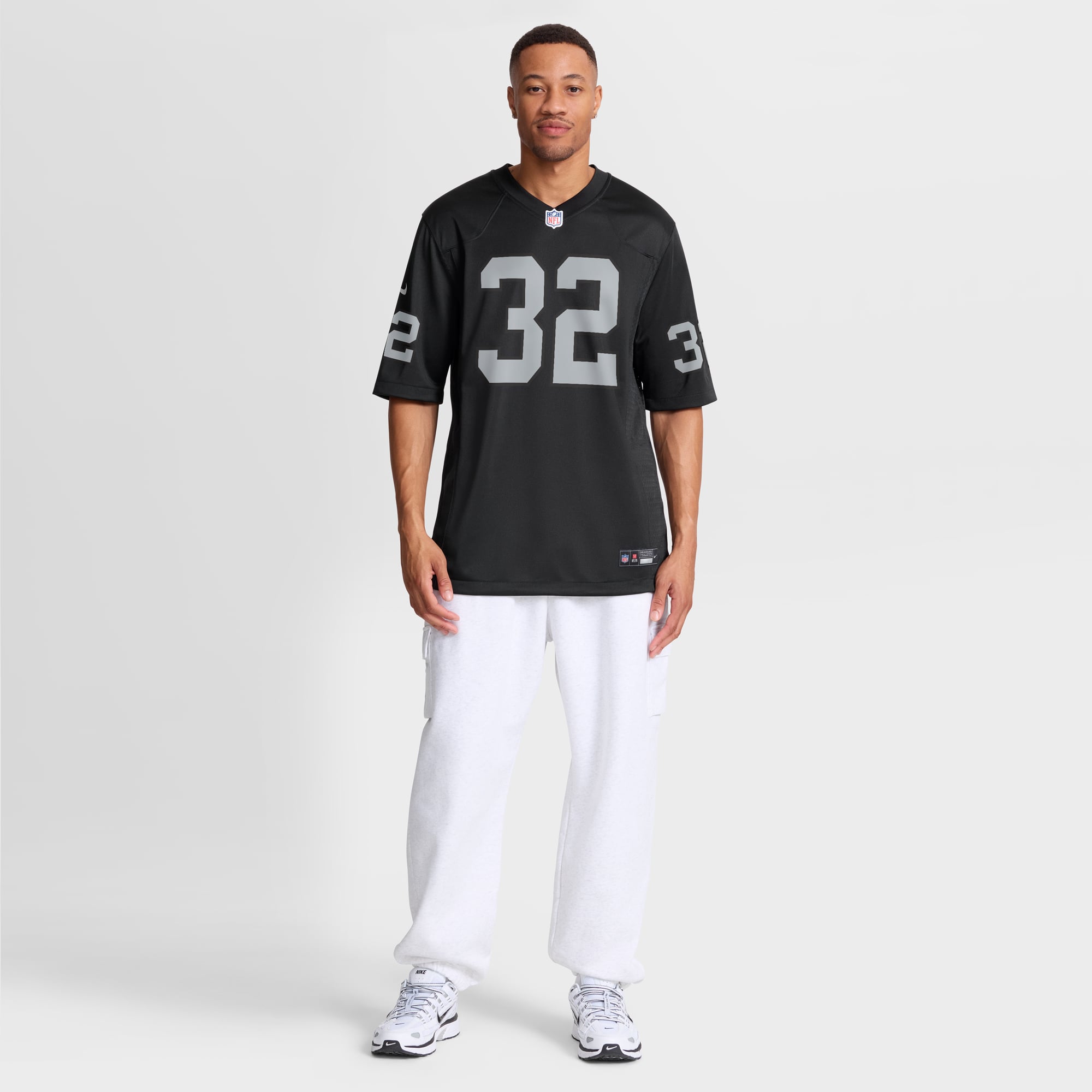 Marcus Allen Las Vegas Raiders Game Retired Player Jersey - Black - Image 8