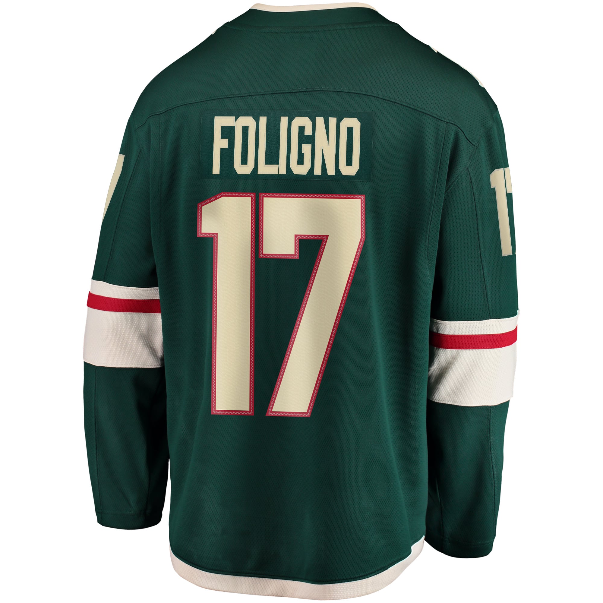 Marcus Foligno Minnesota Wild Breakaway Jersey - Green - Image 4