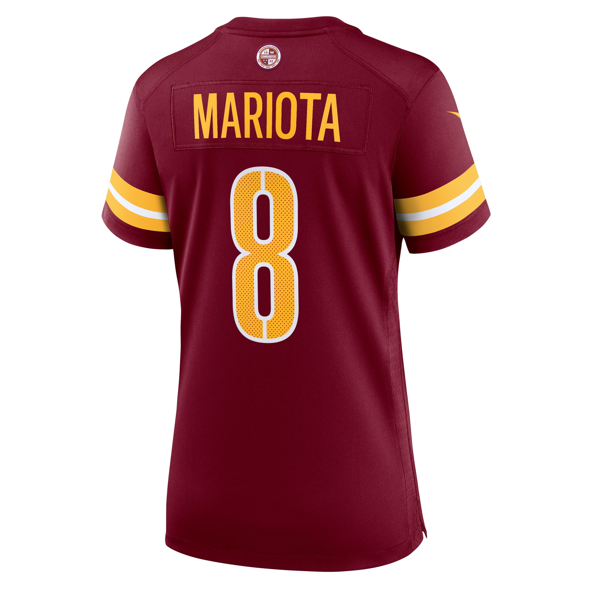 Marcus Mariota Washington Commanders Women's Team Game Jersey - Burgundy - Image 4