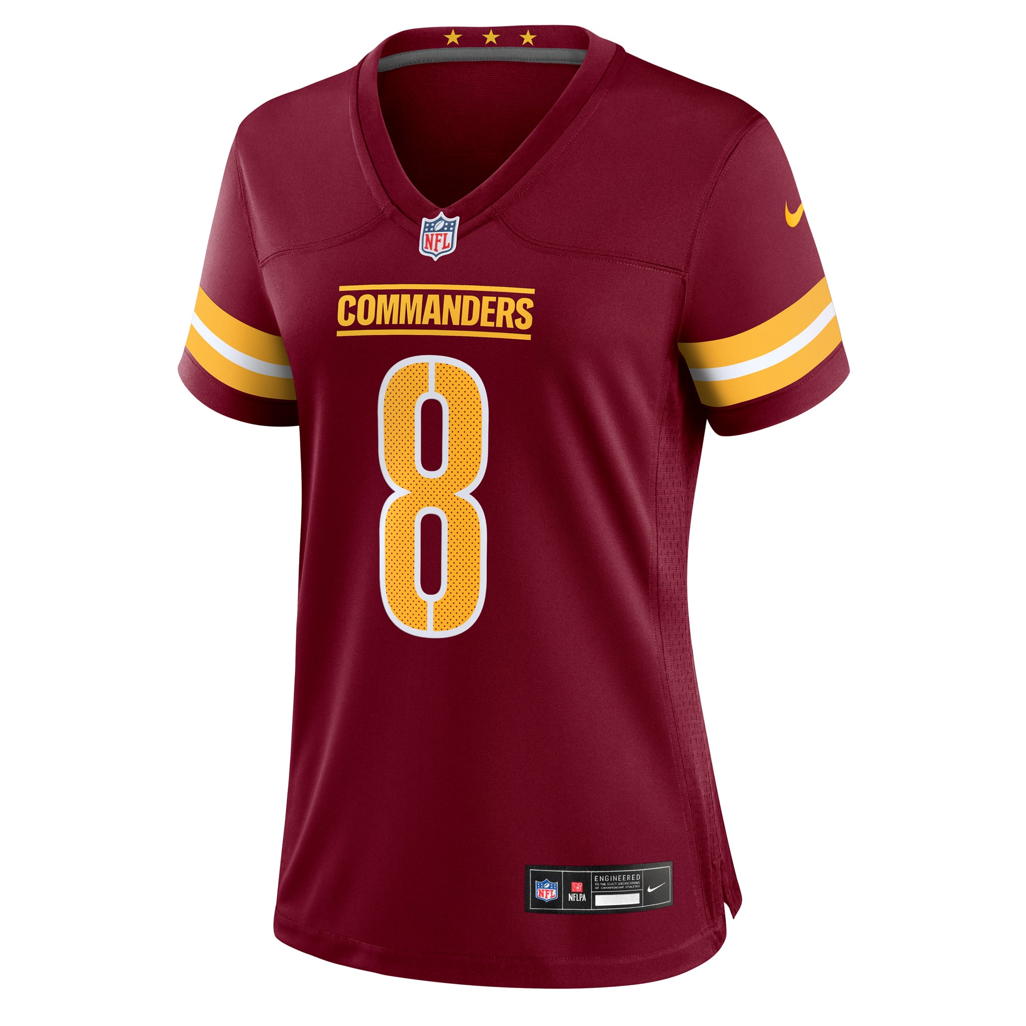 Marcus Mariota Washington Commanders Women's Team Game Jersey - Burgundy - Image 3