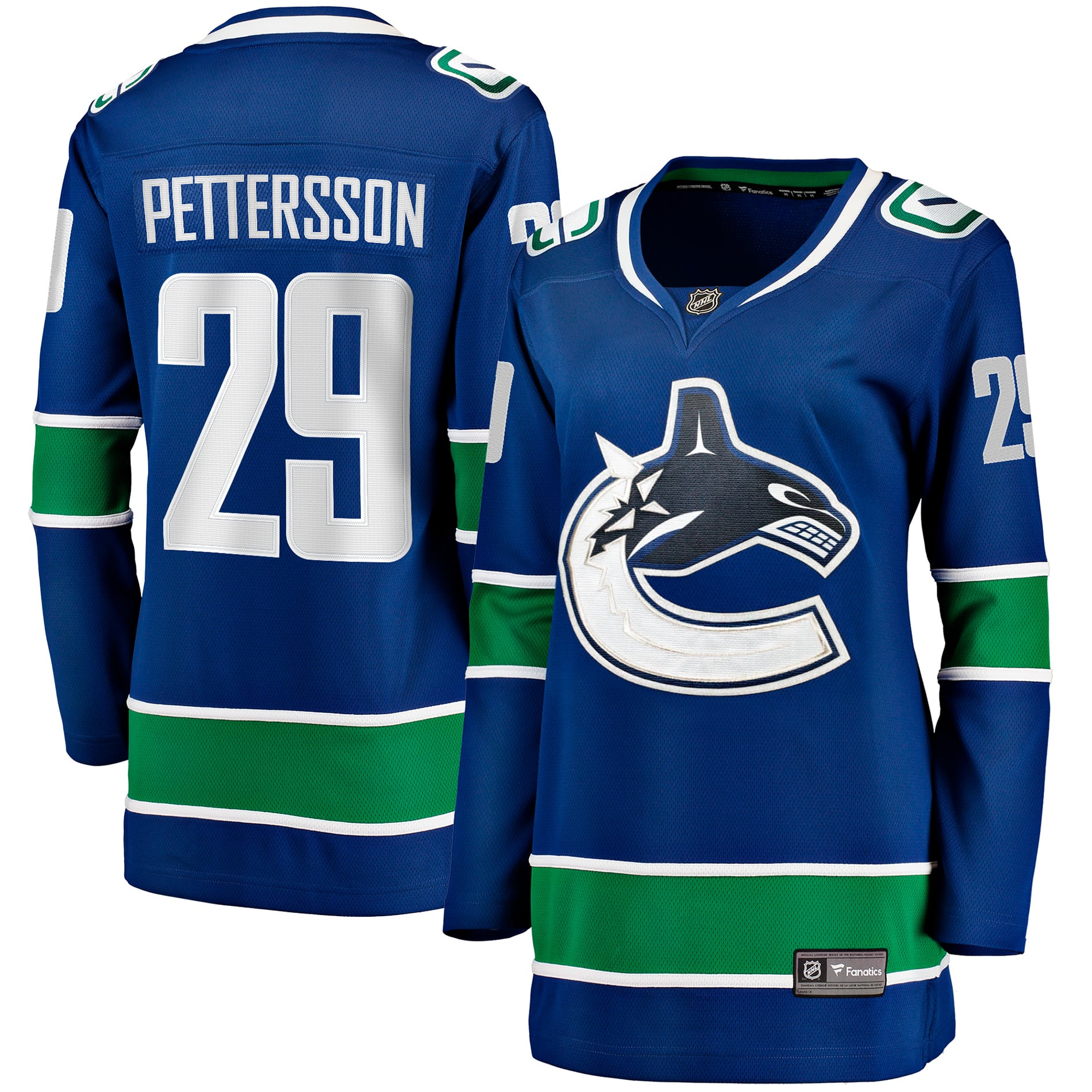 Marcus Pettersson Vancouver Canucks Women's Home Breakaway Player Jersey - Blue - Image 2