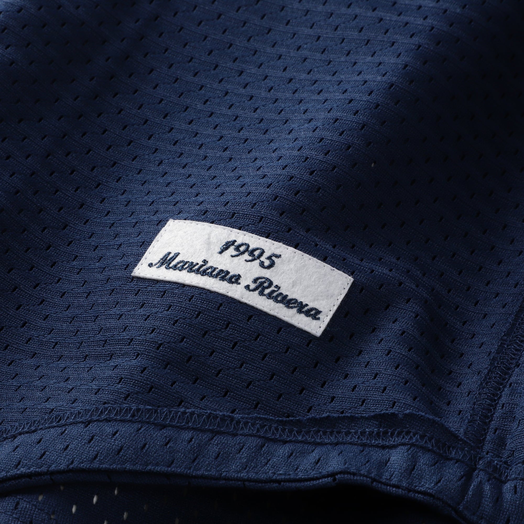 Mariano Rivera New York Yankees Cooperstown Collection Big & Tall Mesh Batting Practice Jersey - Navy - Image 7